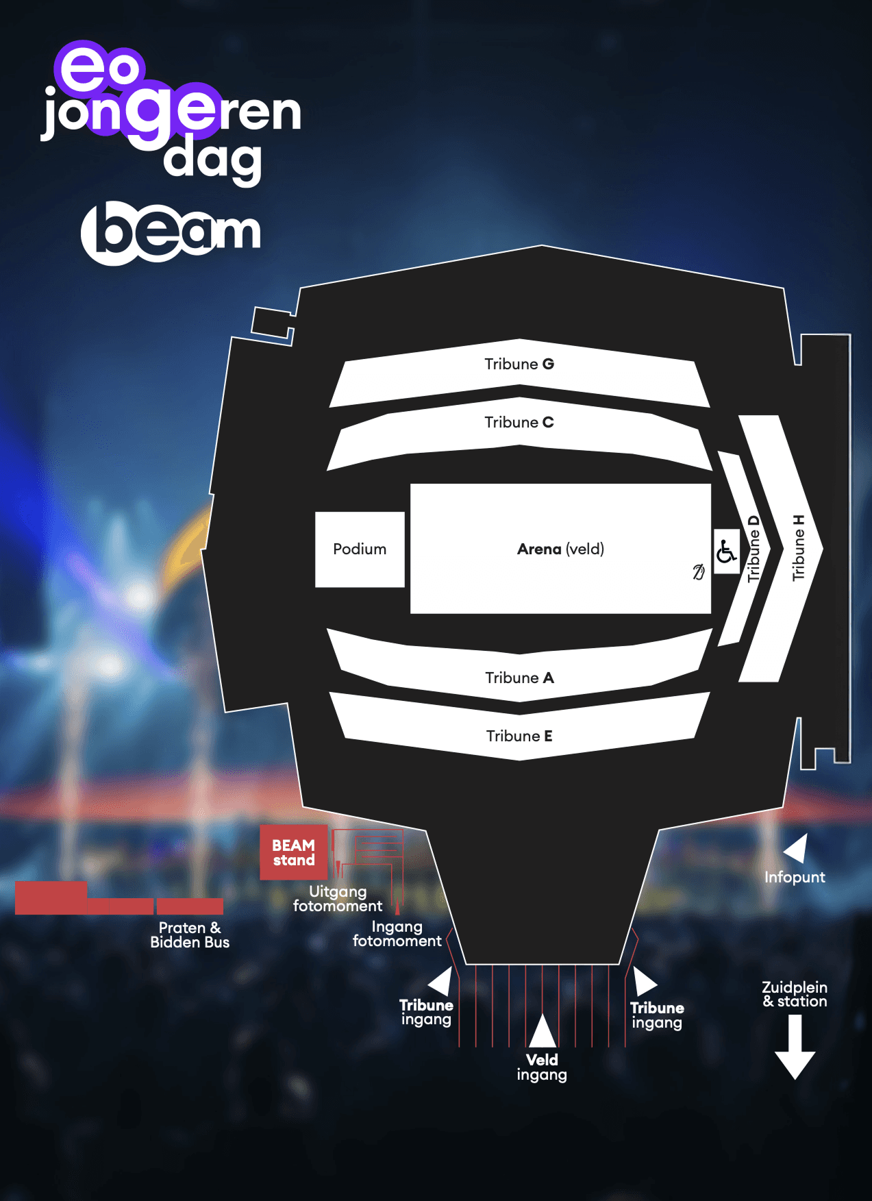 Plattegrond Ahoy Rotterdam