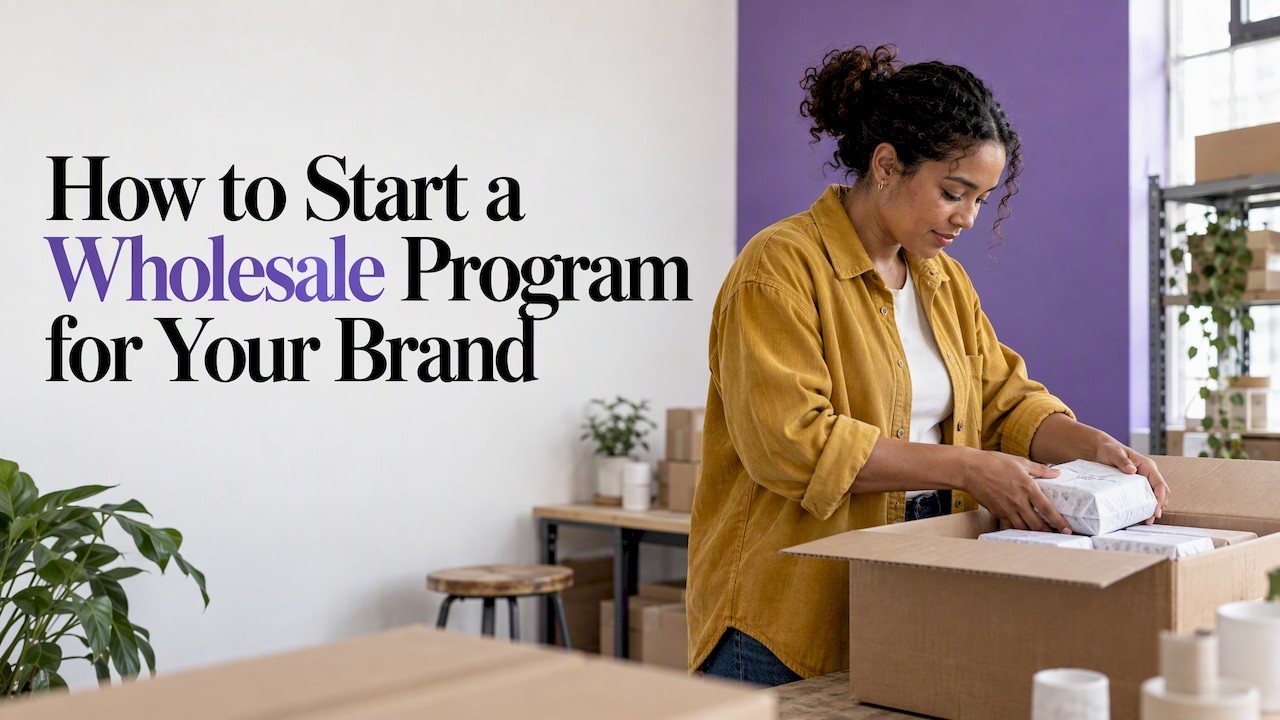 How to Start a Wholesale Program for Your Brand