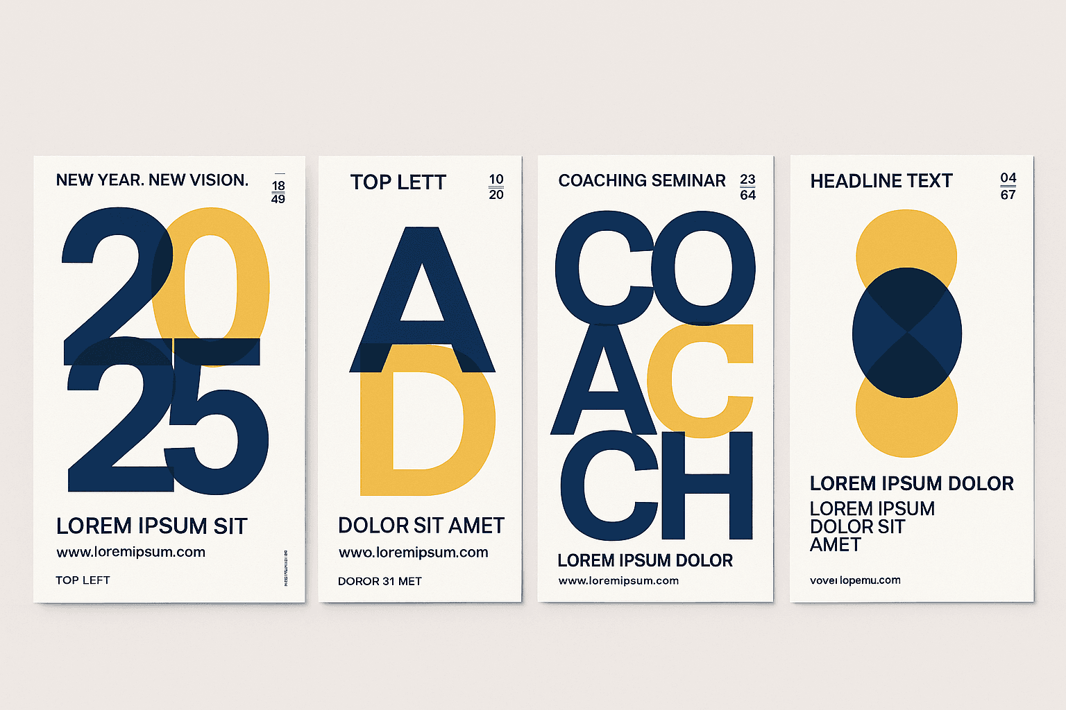 Presentation of work