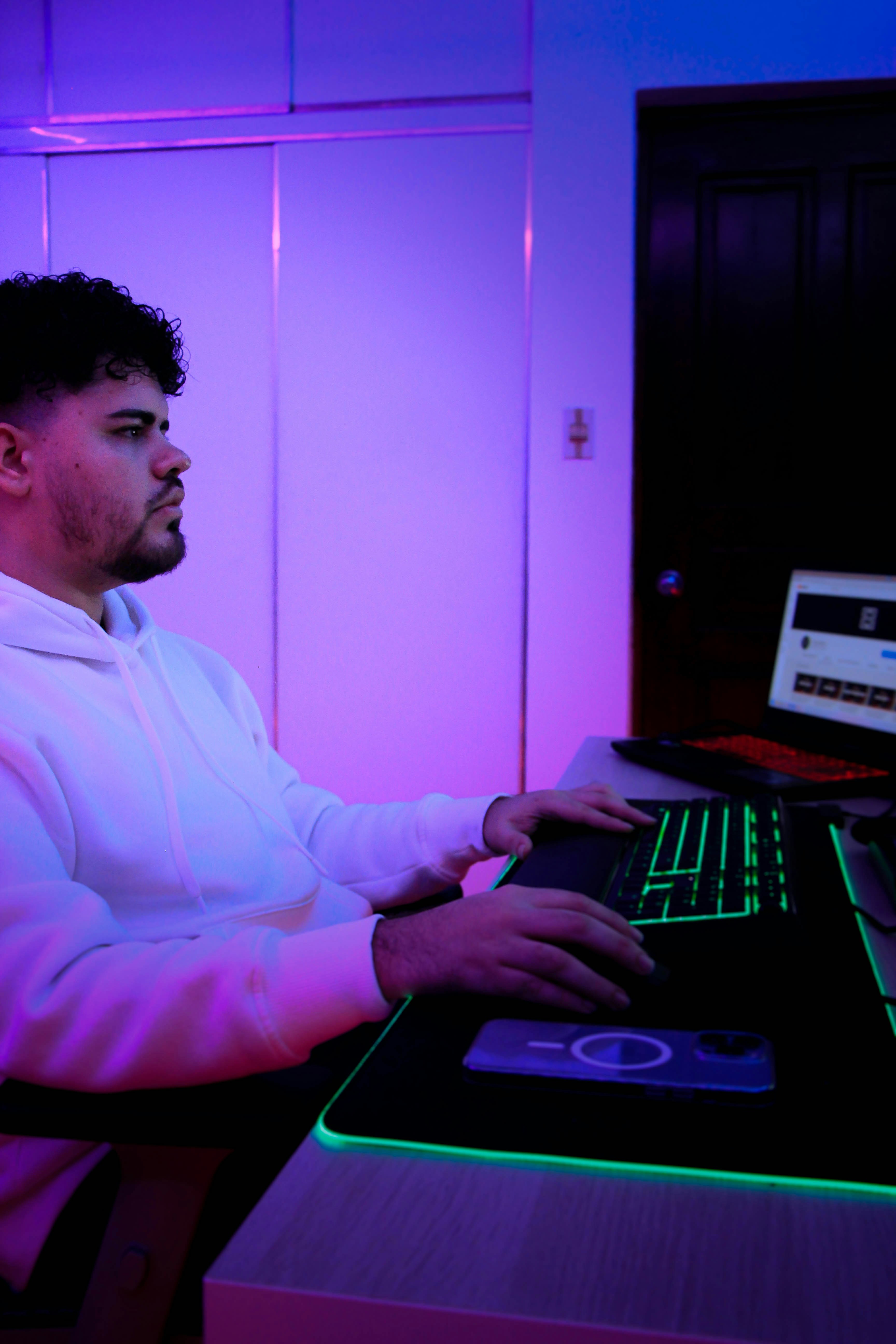 guy working on desk