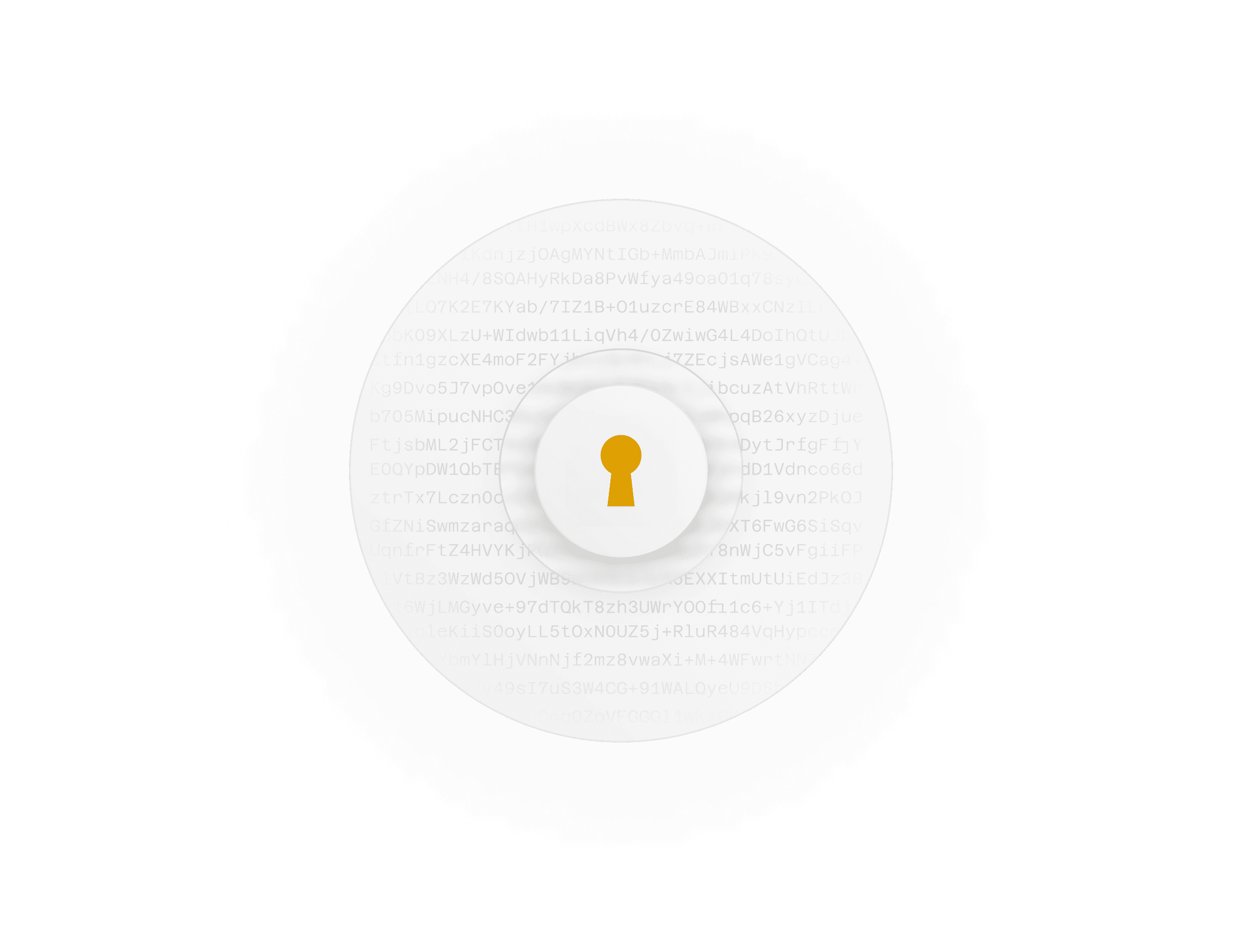 An abstract render of a keyhole indicating that Planhat is secure.