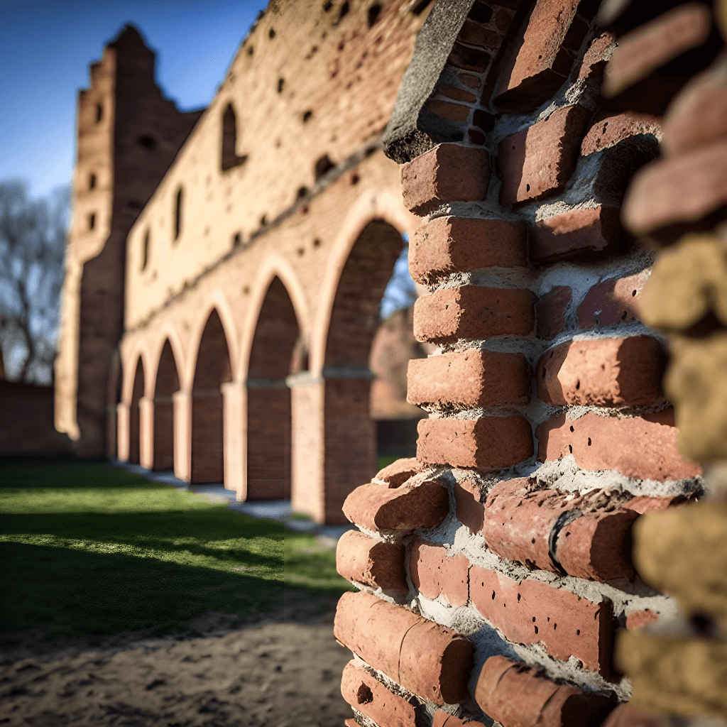 Old brick arches