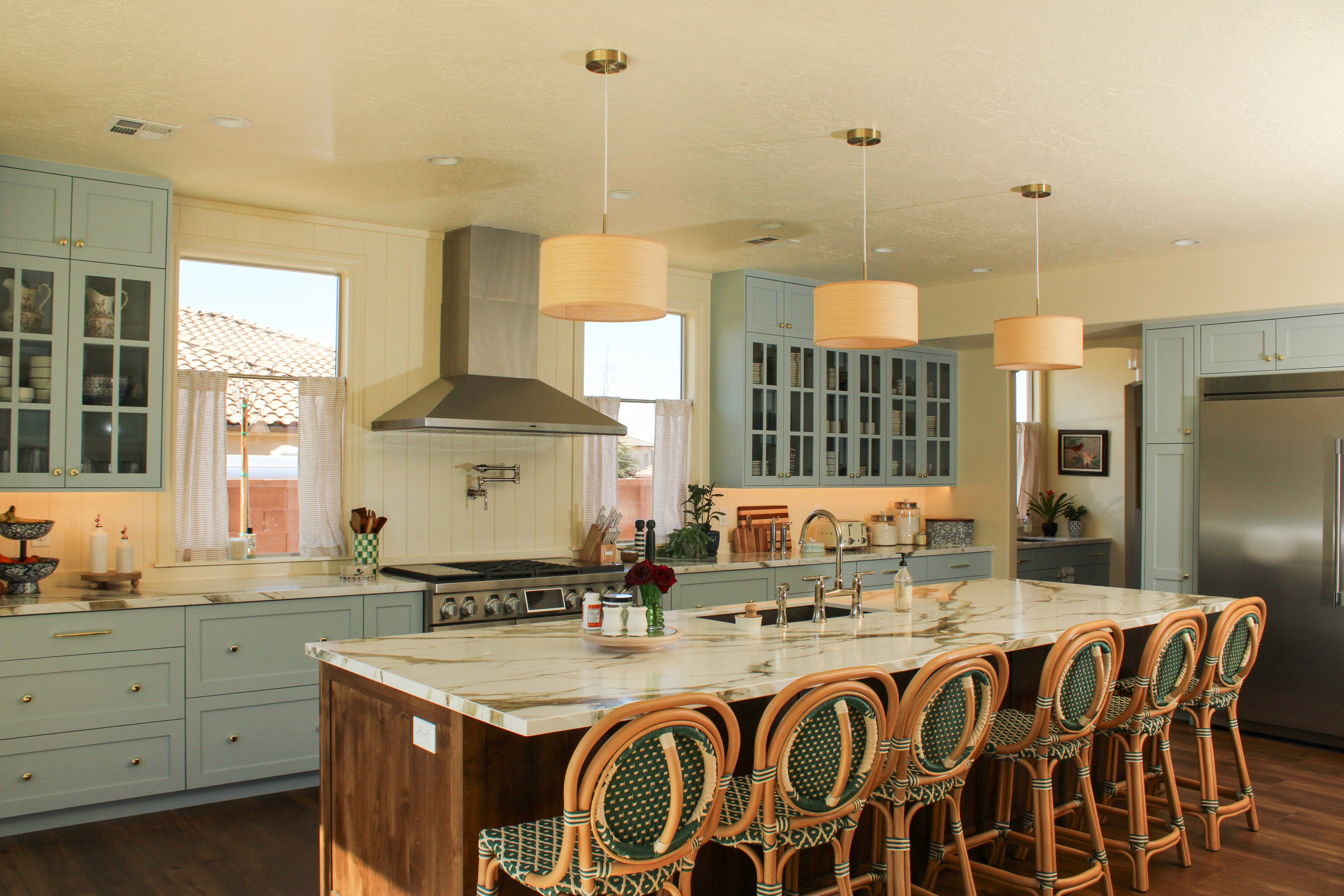Functional kitchen space in a Southern Utah home with expanded storage and countertop space