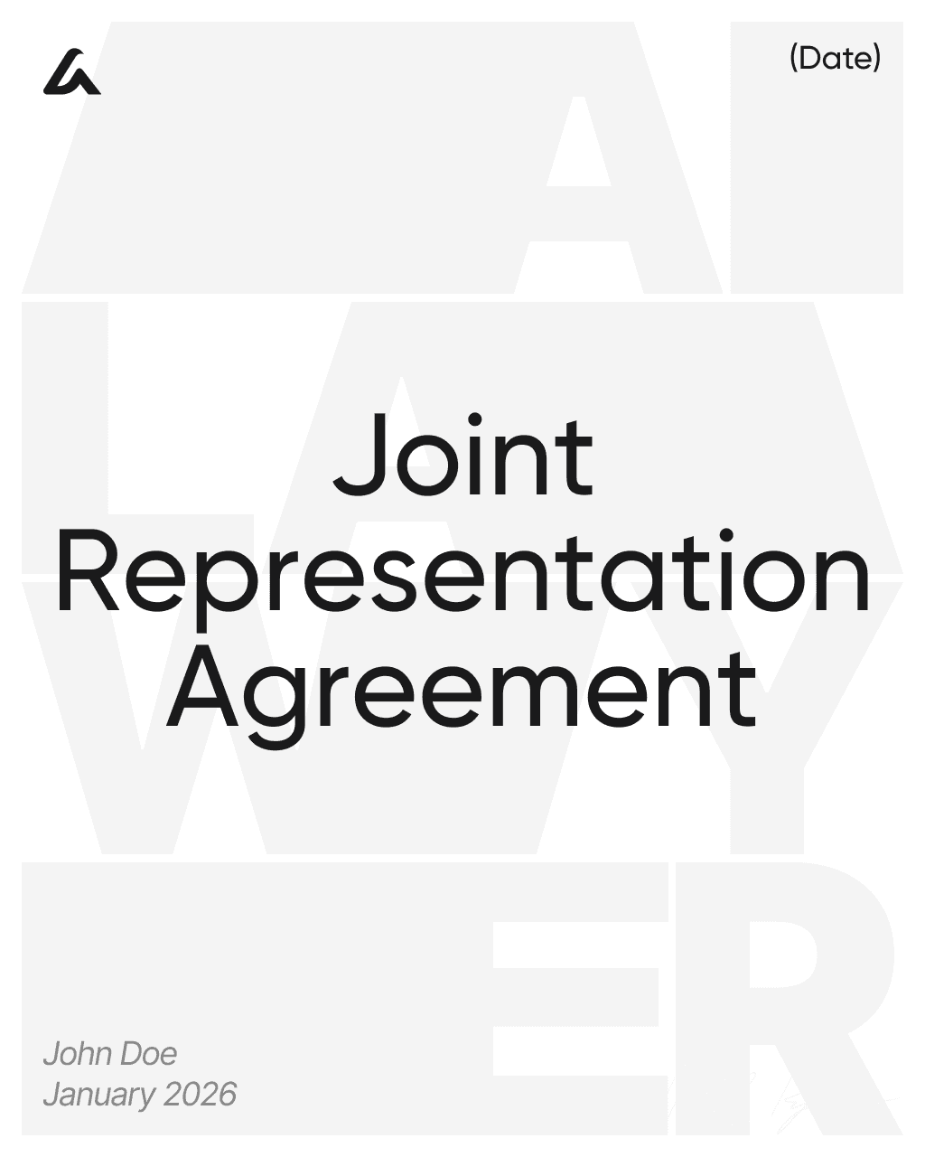 Joint Representation Agreement