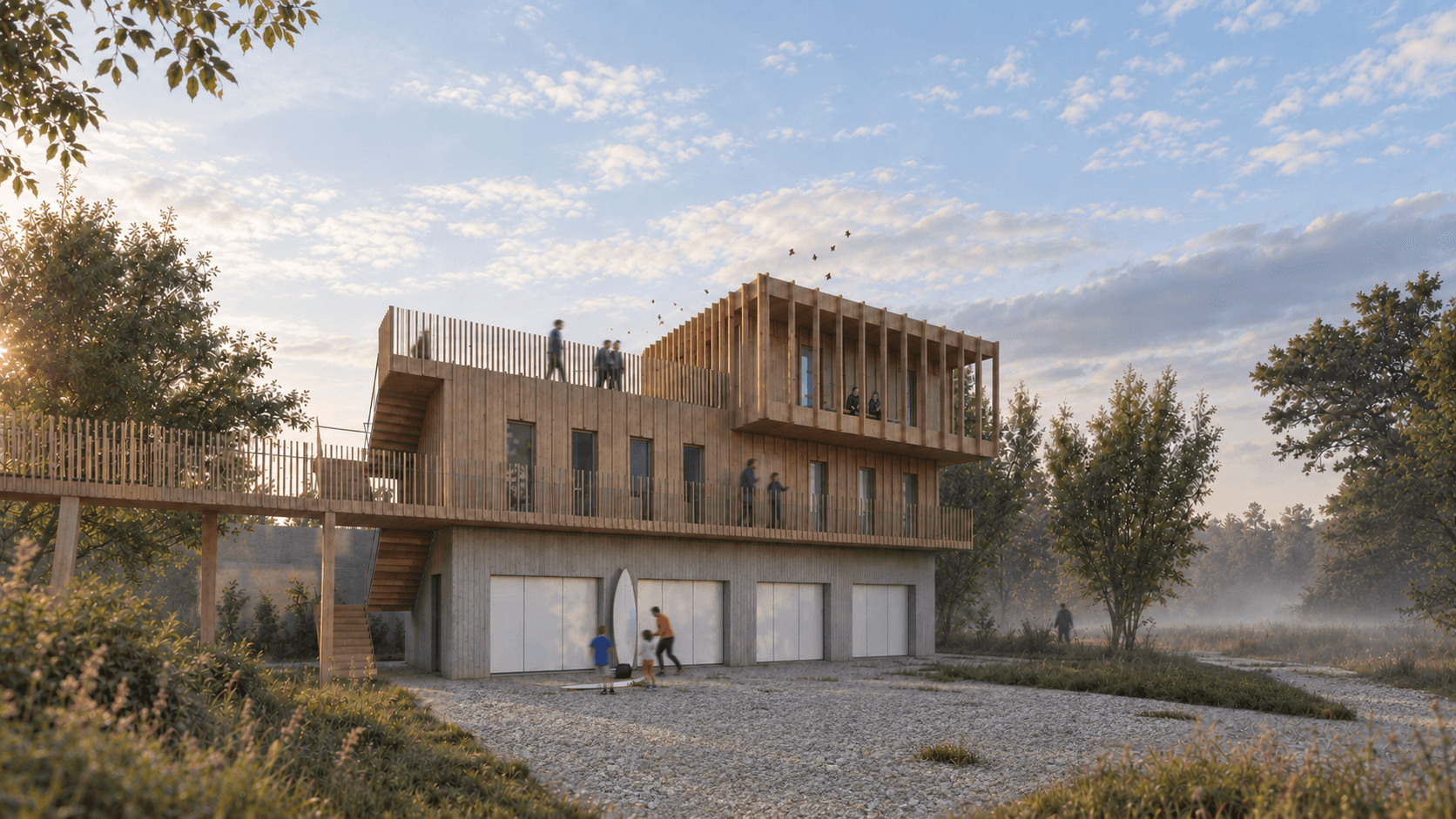 WOPR building in Białobrzegi, Poland — view 4, PNDT architects
