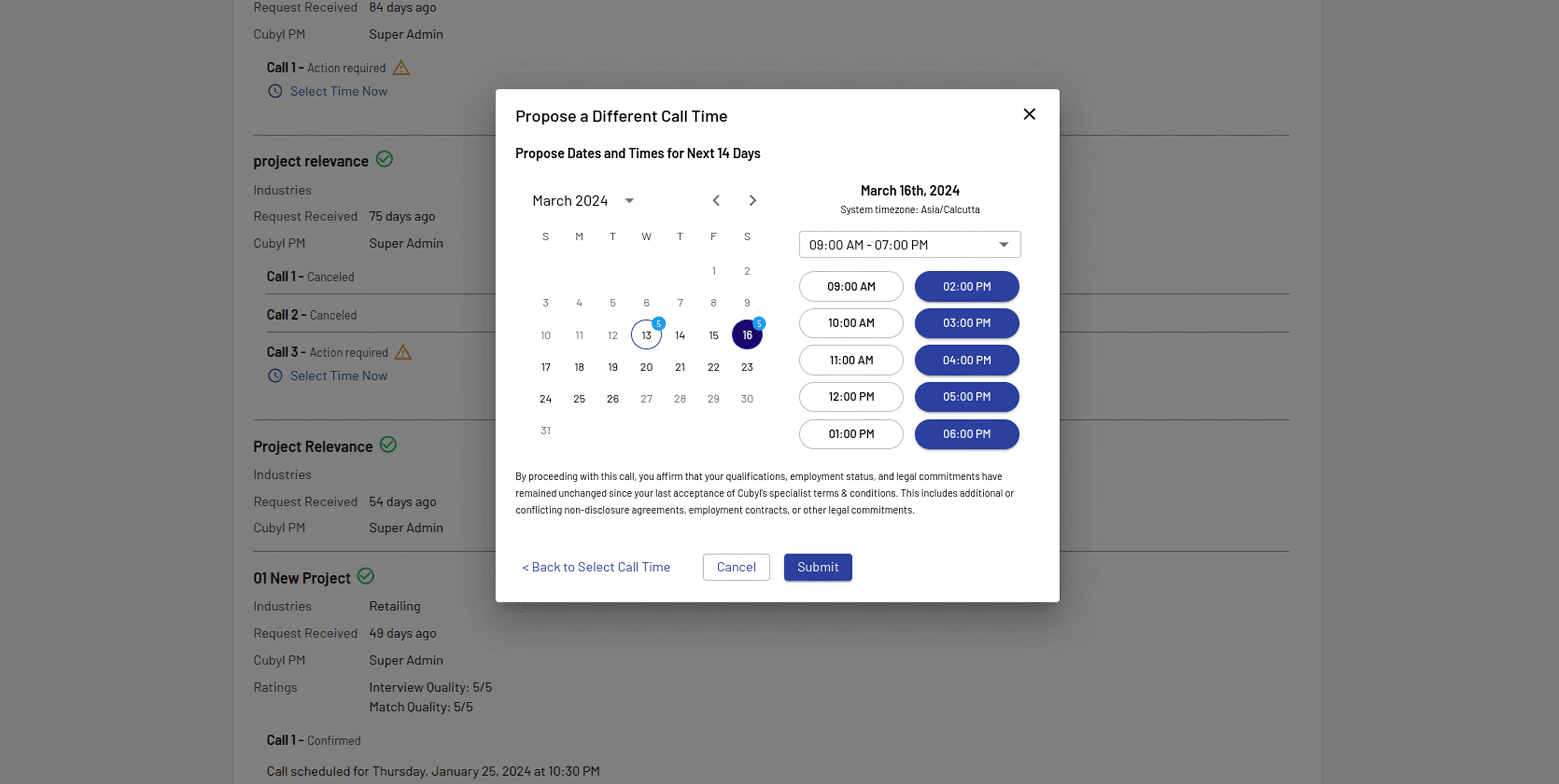 The talent network platform