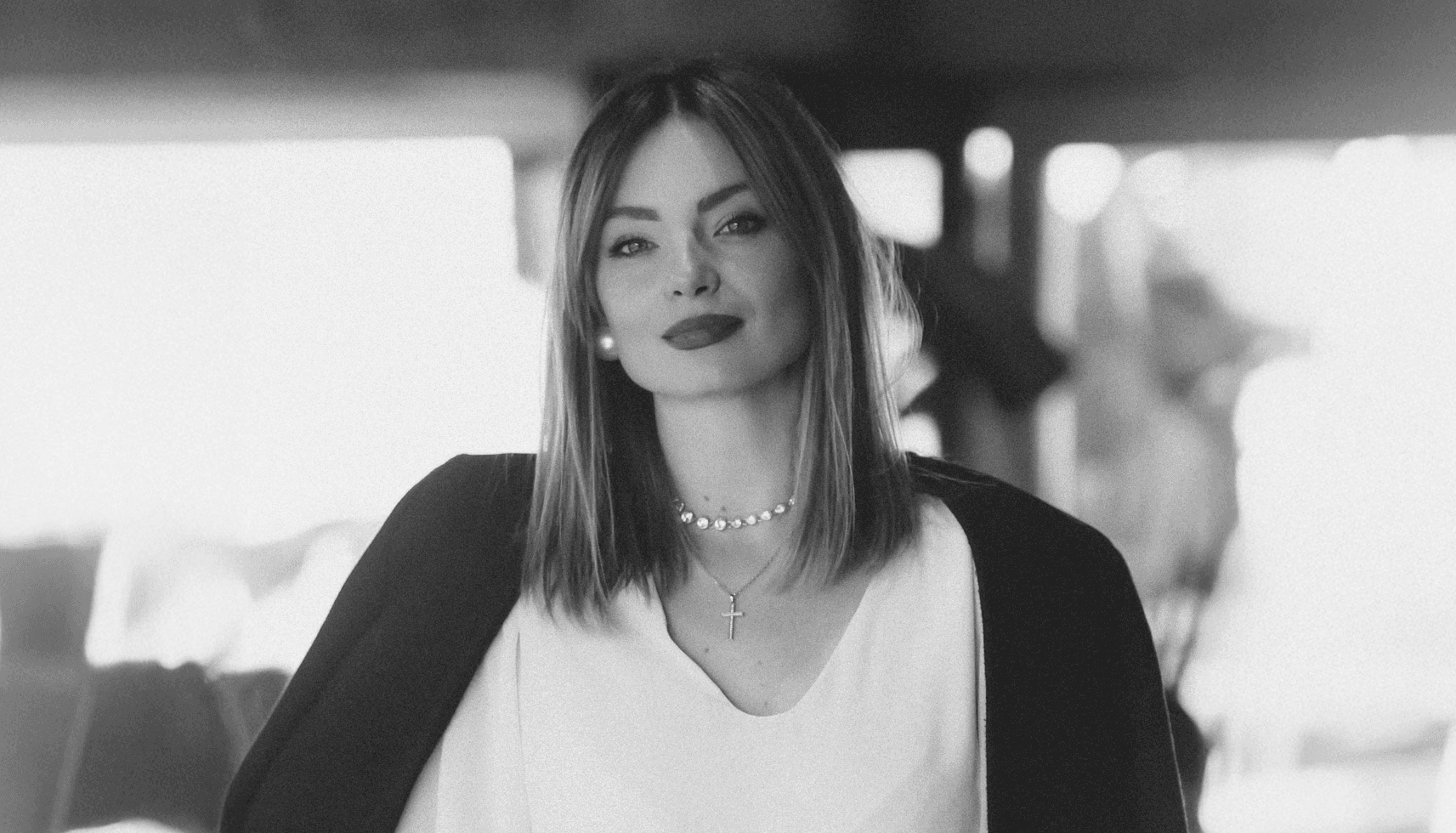 Portrait of a young woman creative director 