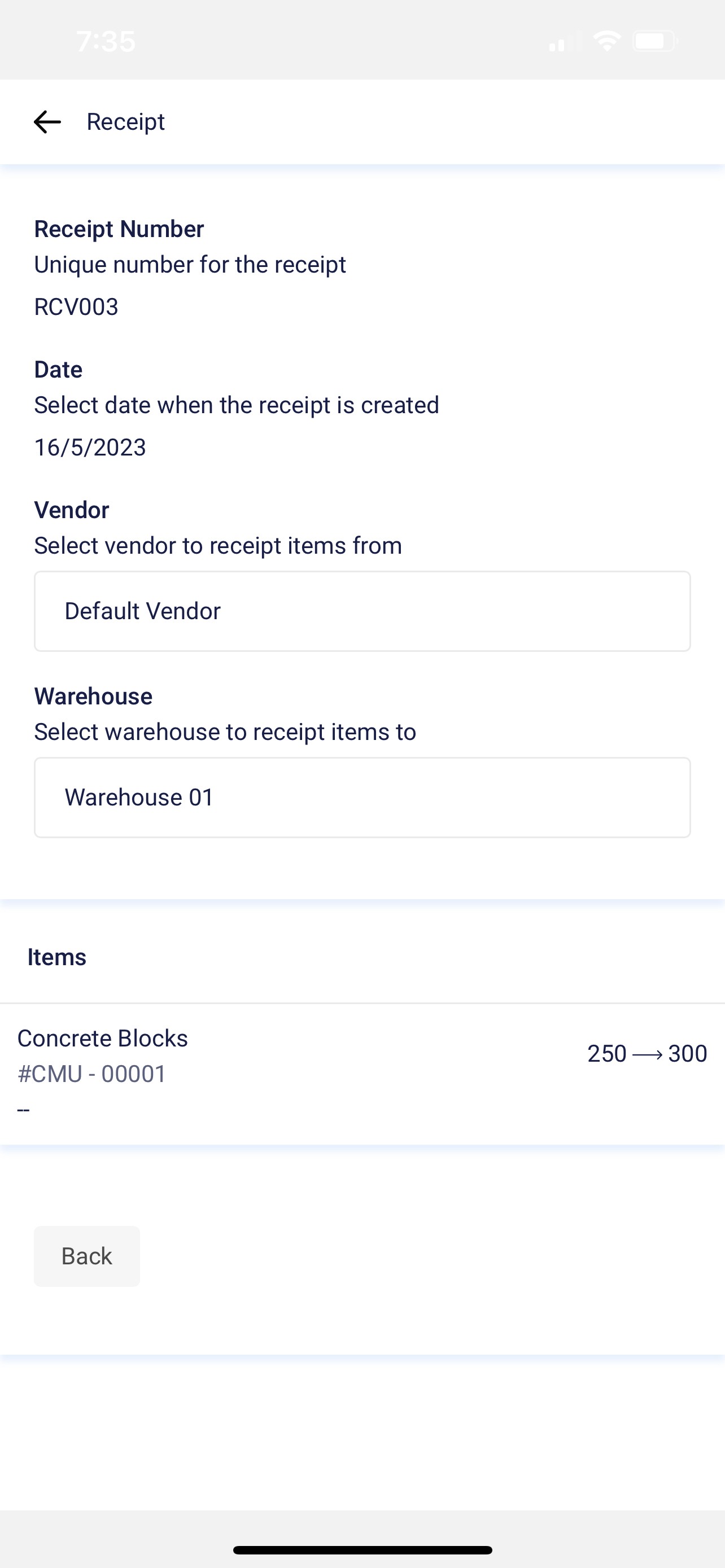 Inventory feature on TaskMapper to monitor and manage stocks for your project. Keep track of all incoming, outgoing, and transfer records of stock from the time of purchase to the item being used.