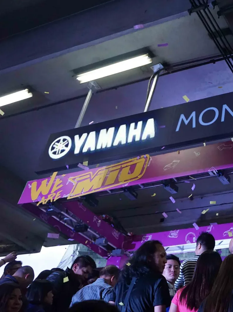 Yamaha sponsorship of Monumento station