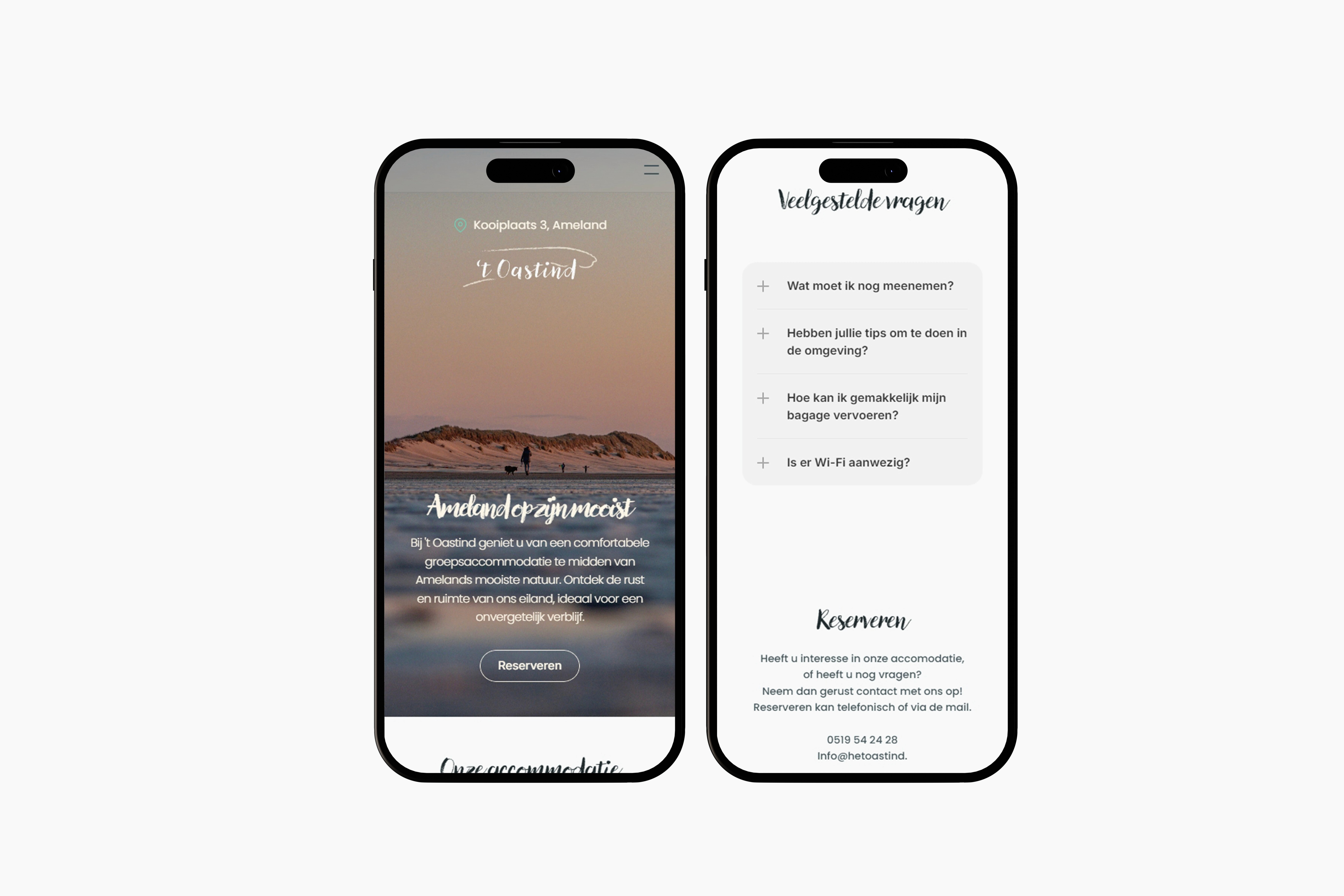 Phone mockup Het Oastind