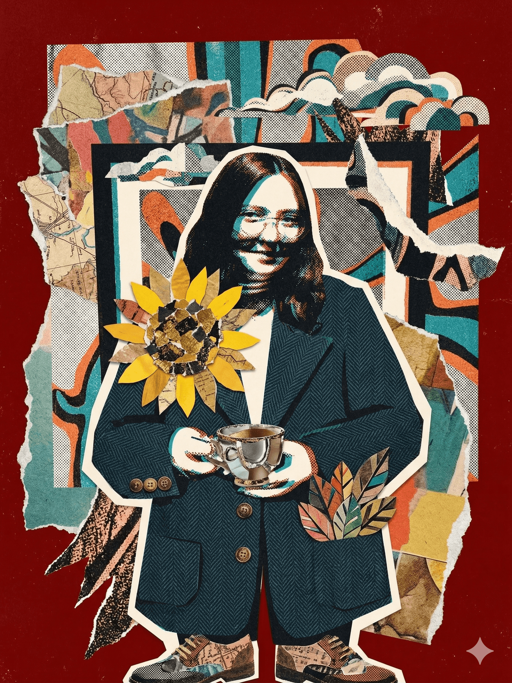 An AI-crafted visual