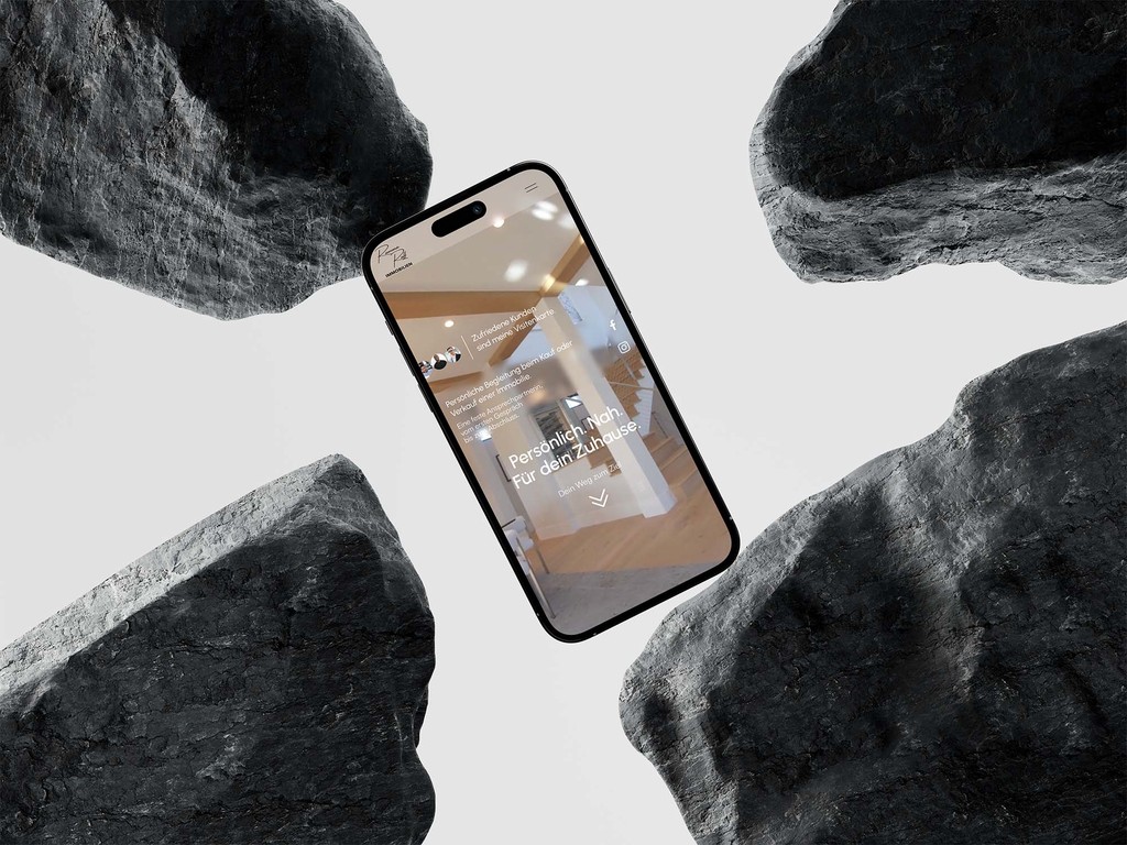 Ramona Raff Immobilien Website Mockup