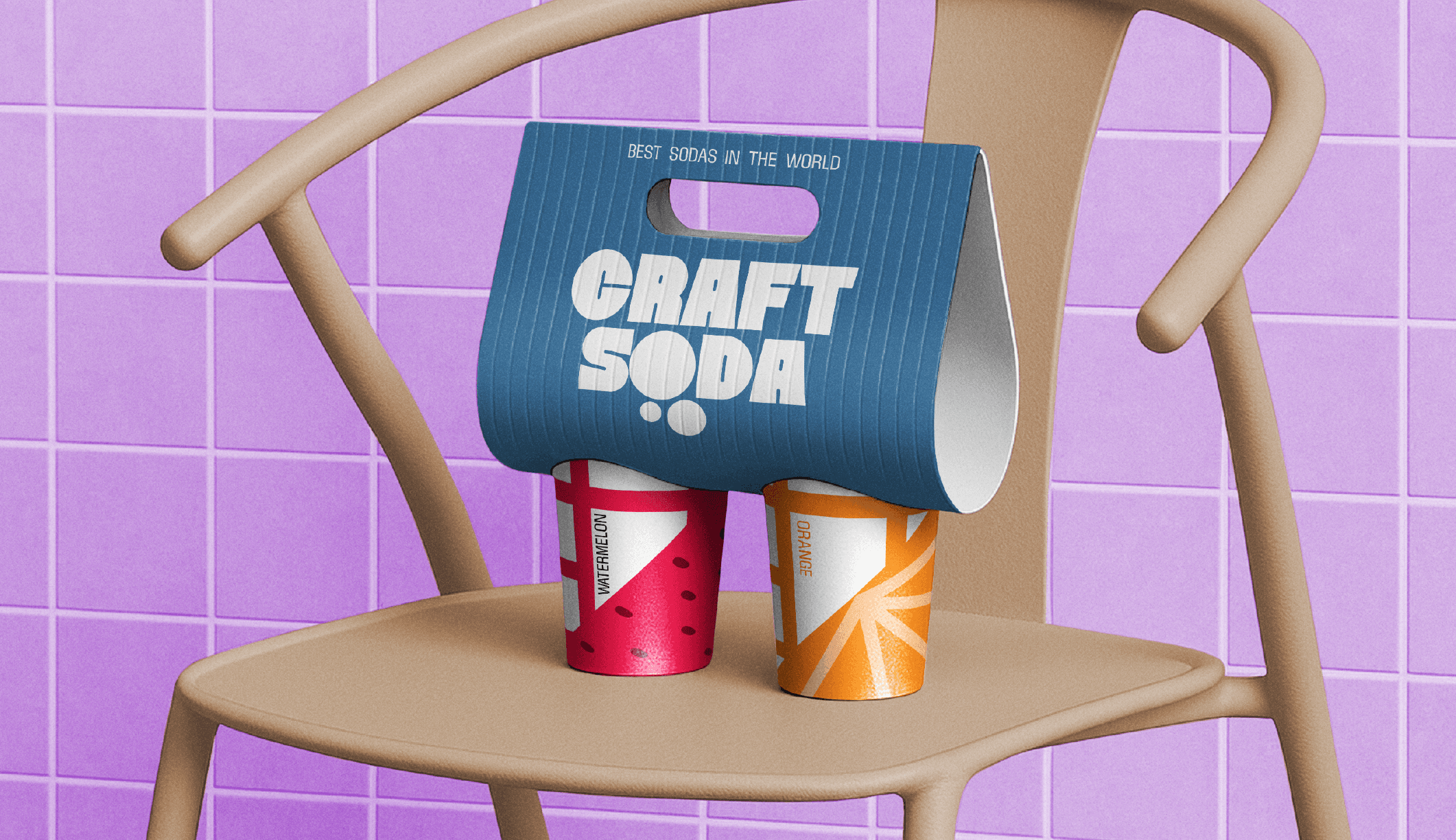 Close-up of a yellow tennis ball sitting on a green court, positioned near the white center line.