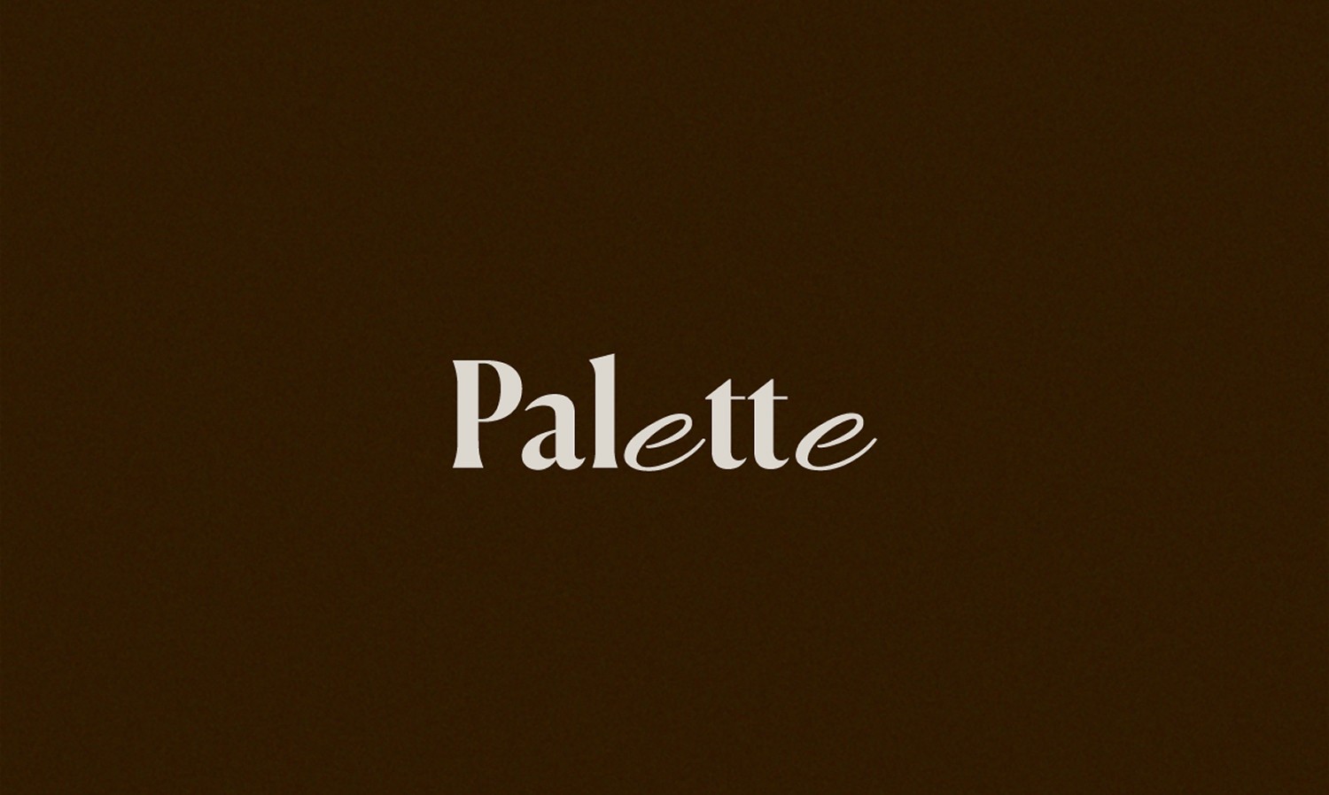 Palette.