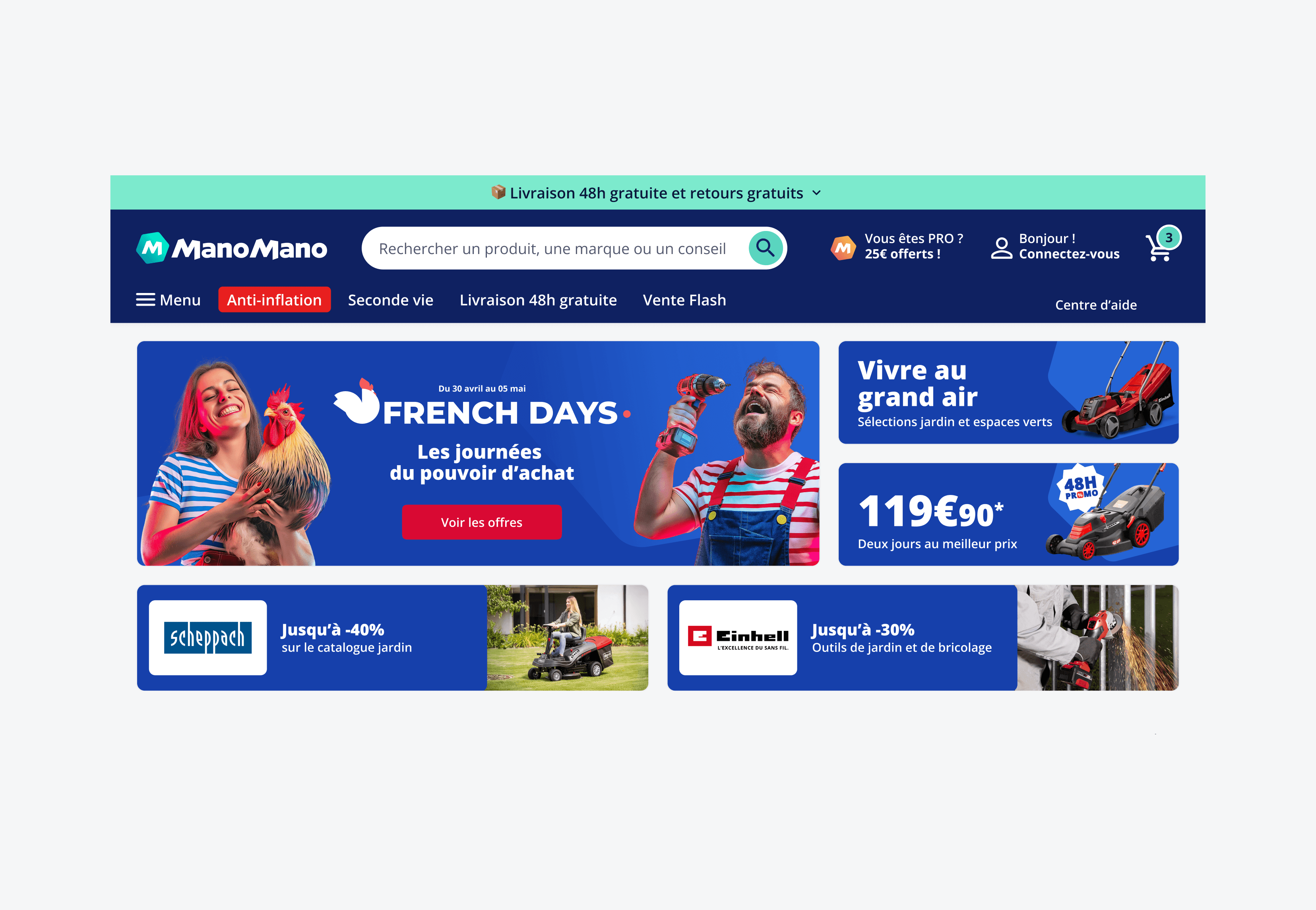 App Screen with open sidebar