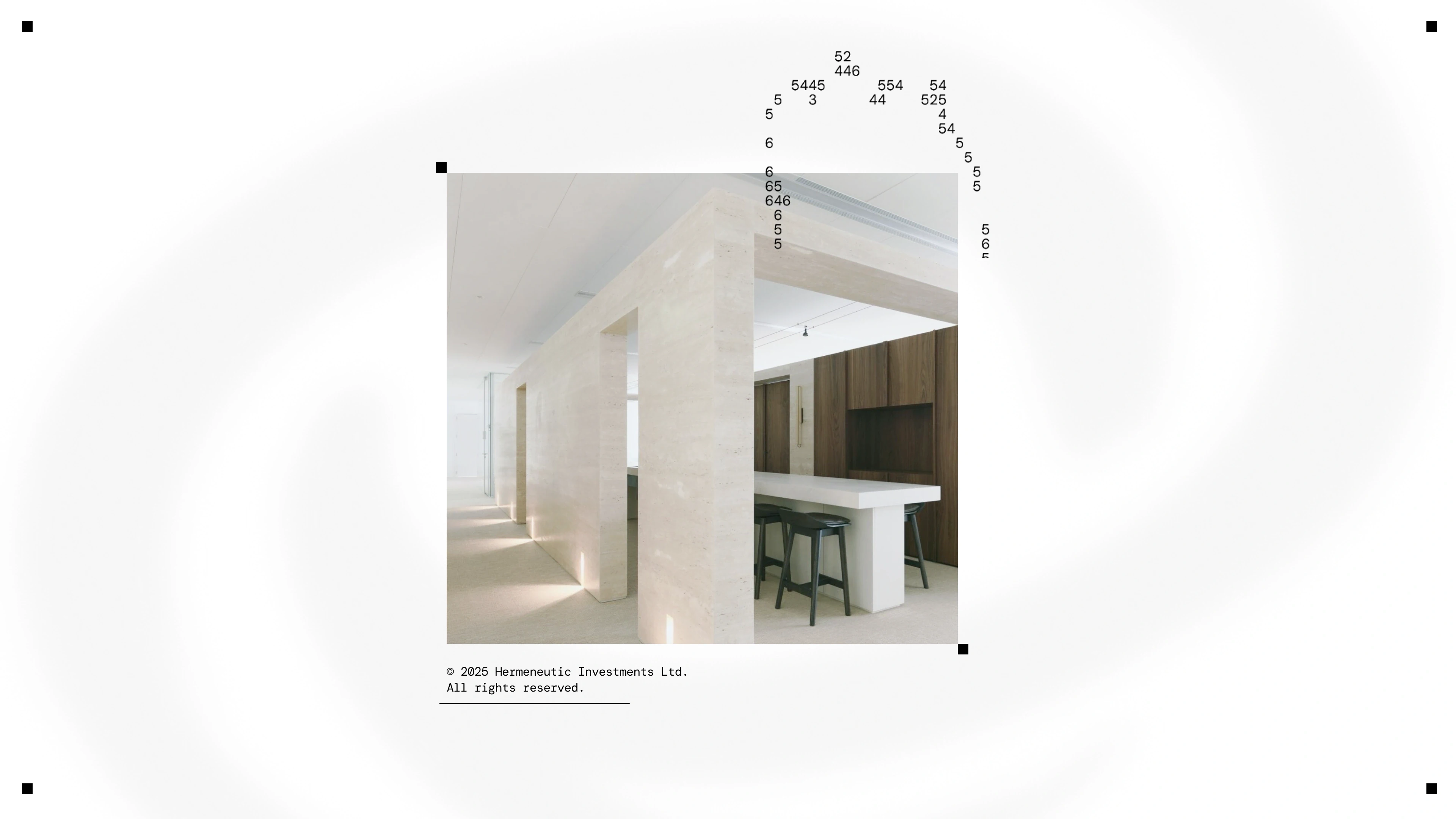 Hermeneutic — case-study composition 25, visual identity by Charlota Blunarova