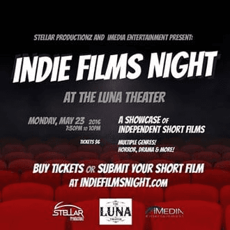 Indie Films Night At The Luna Theatre