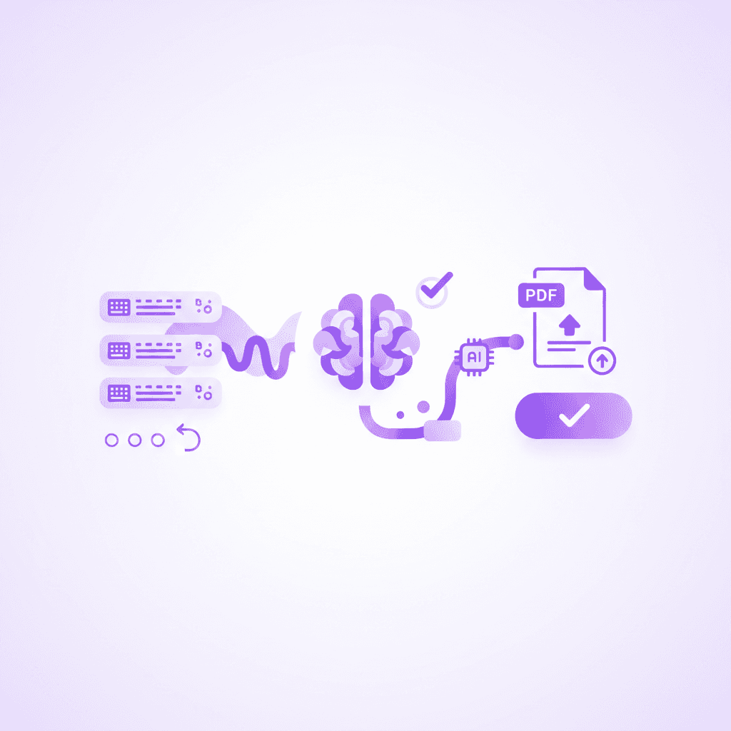 Comparison of manual flashcard creation versus AI PDF generation