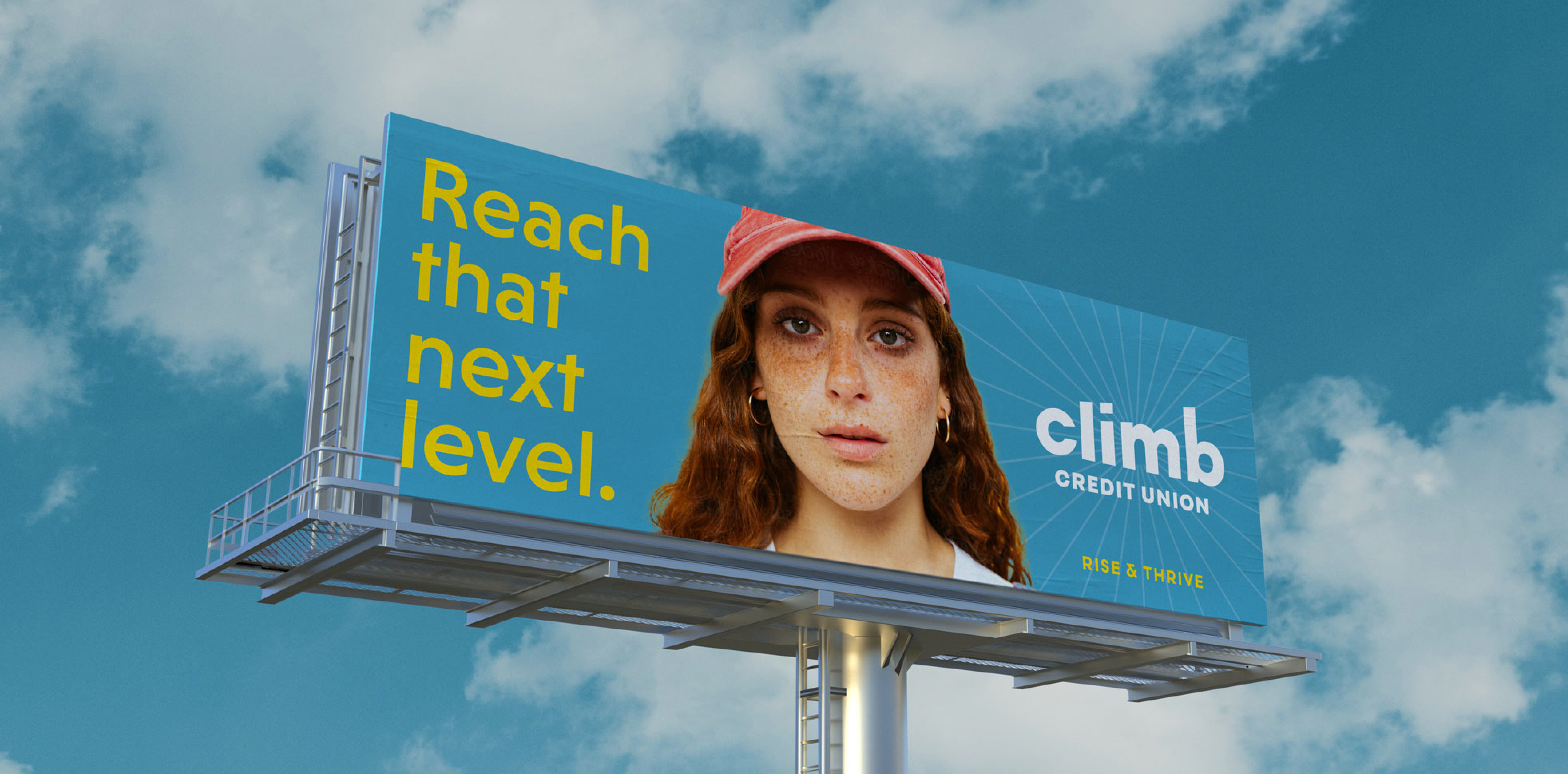 Climb Credit Union billboard