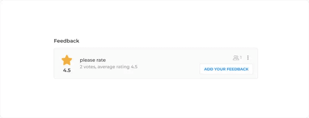 rready feedback