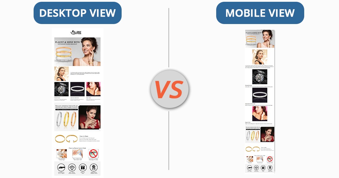 Identify the modules/tiles that work best on mobiles