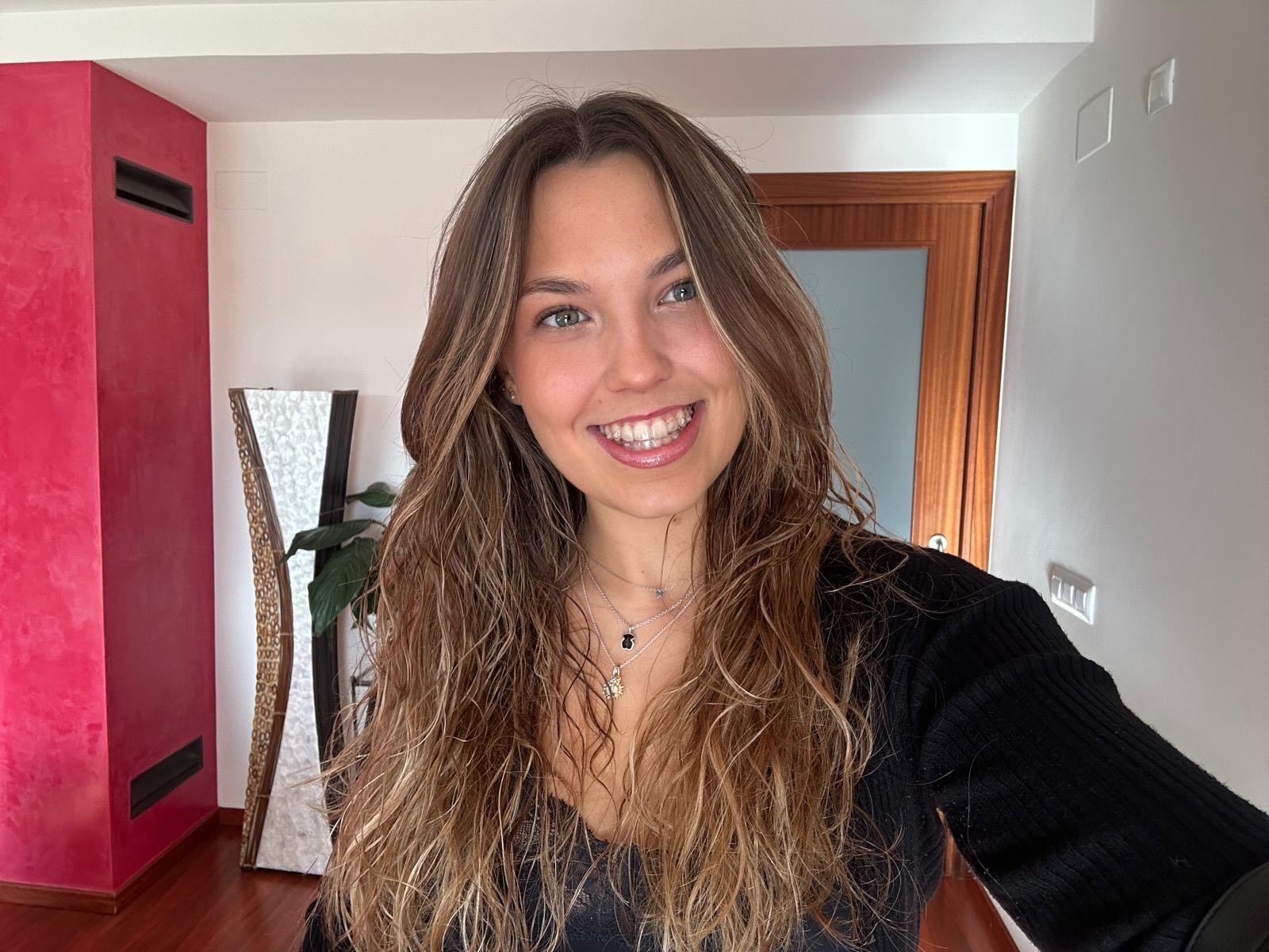 A lady with surfboard