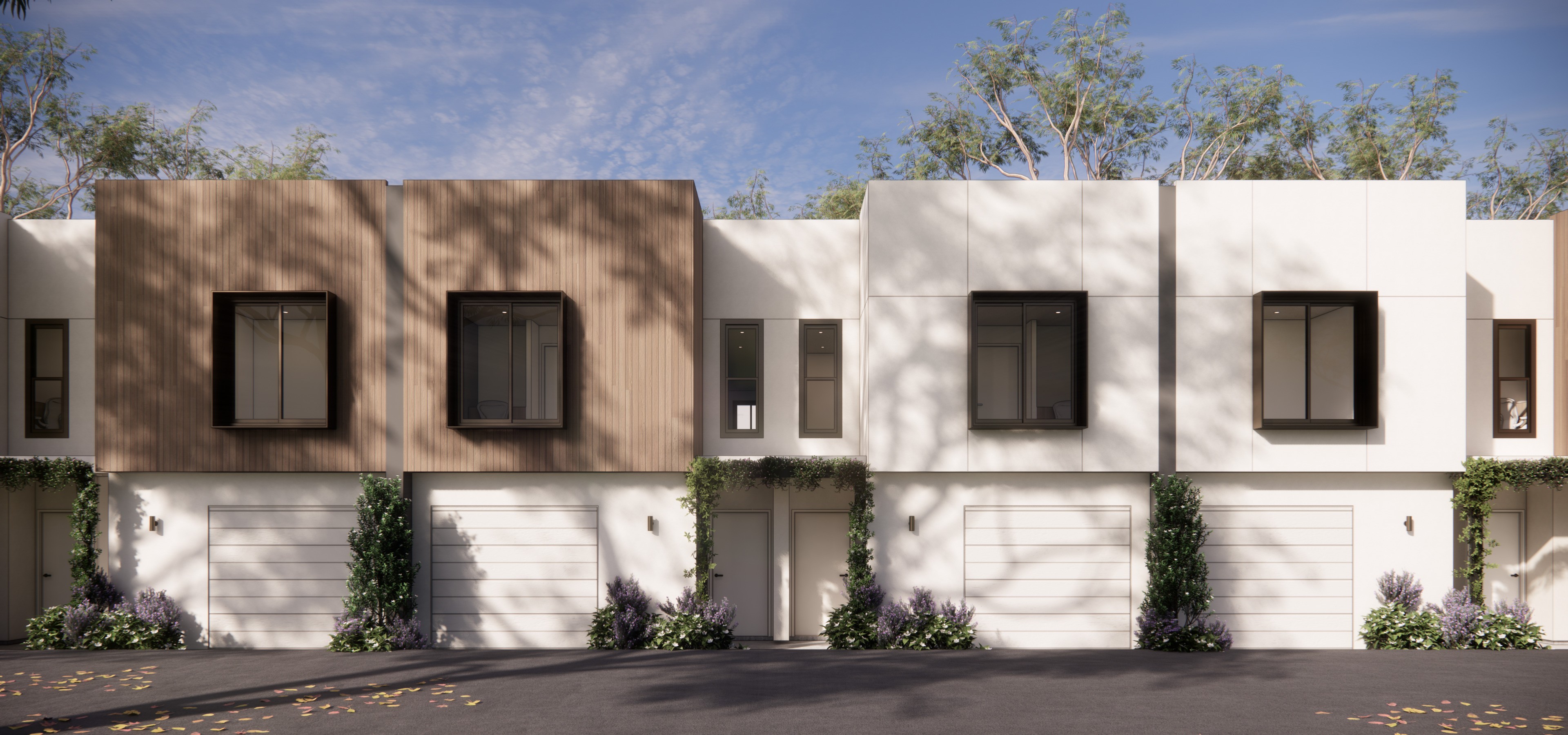 Front facade of Jacaranda House in. Brisbane