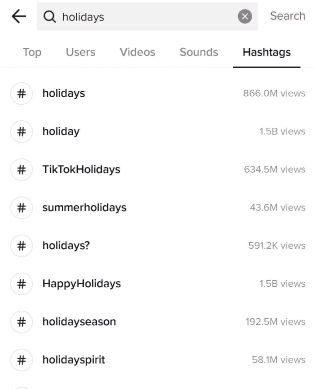 TikTok Search Ads - keywords
