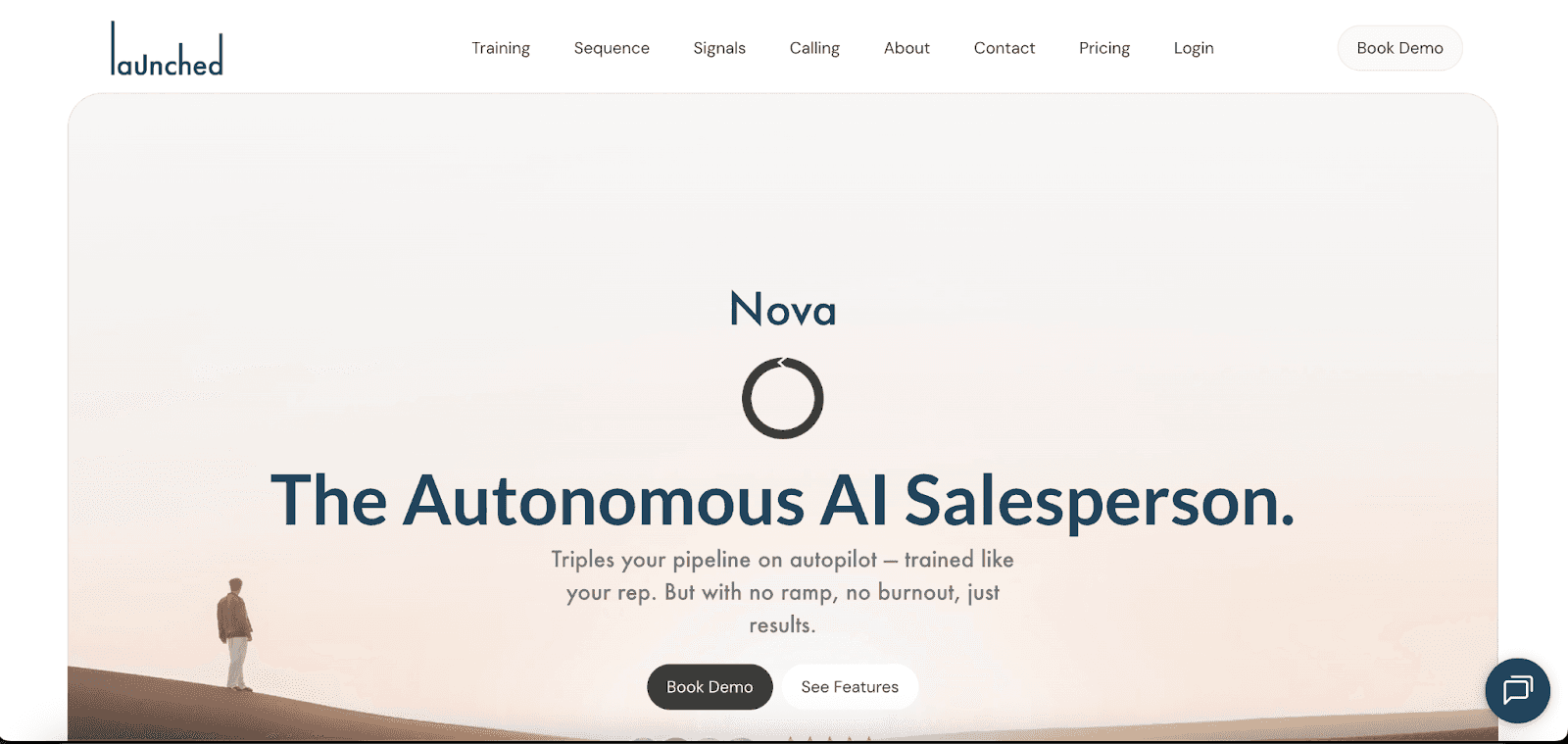 Nova AI Homepage