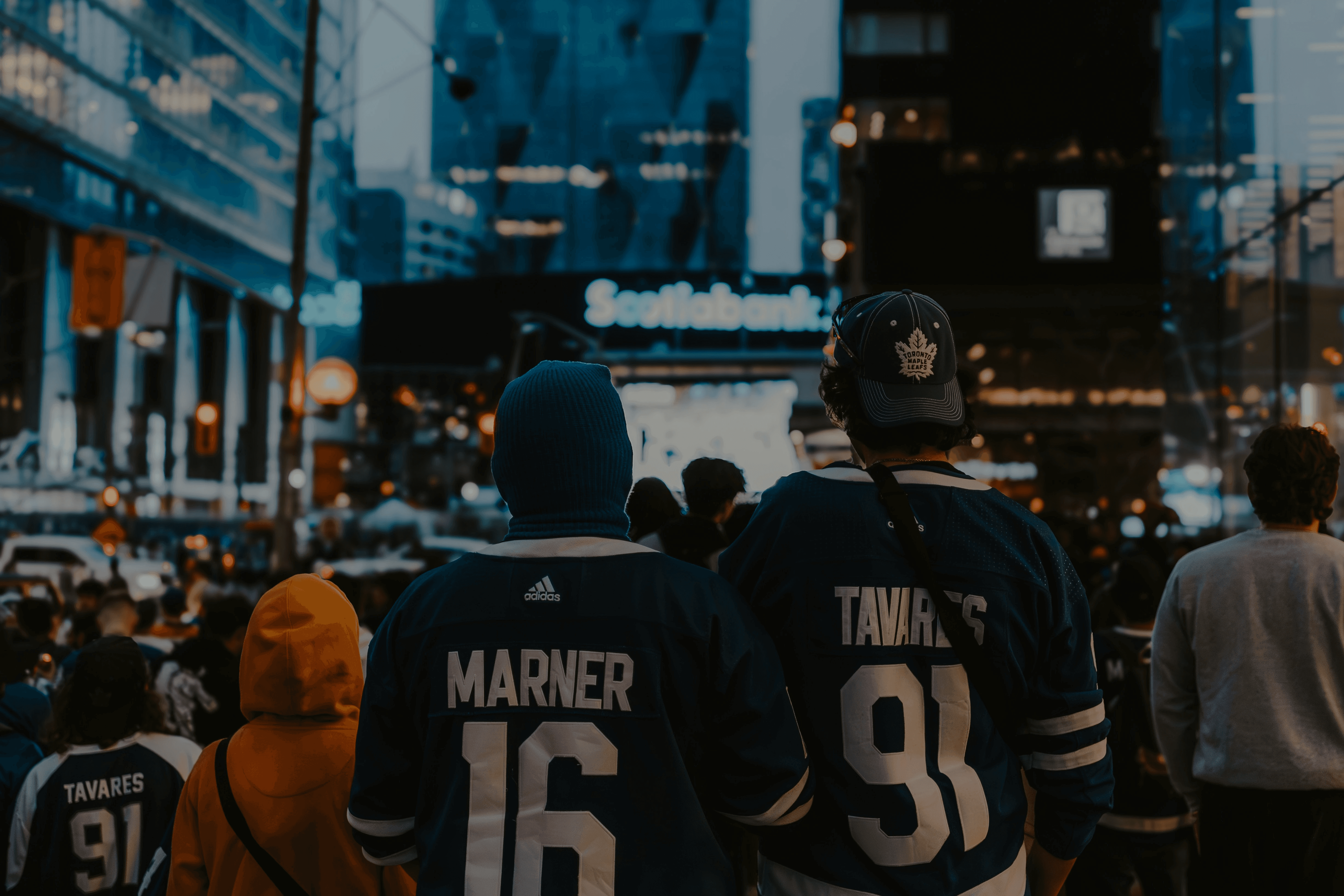 crowd going into stadium