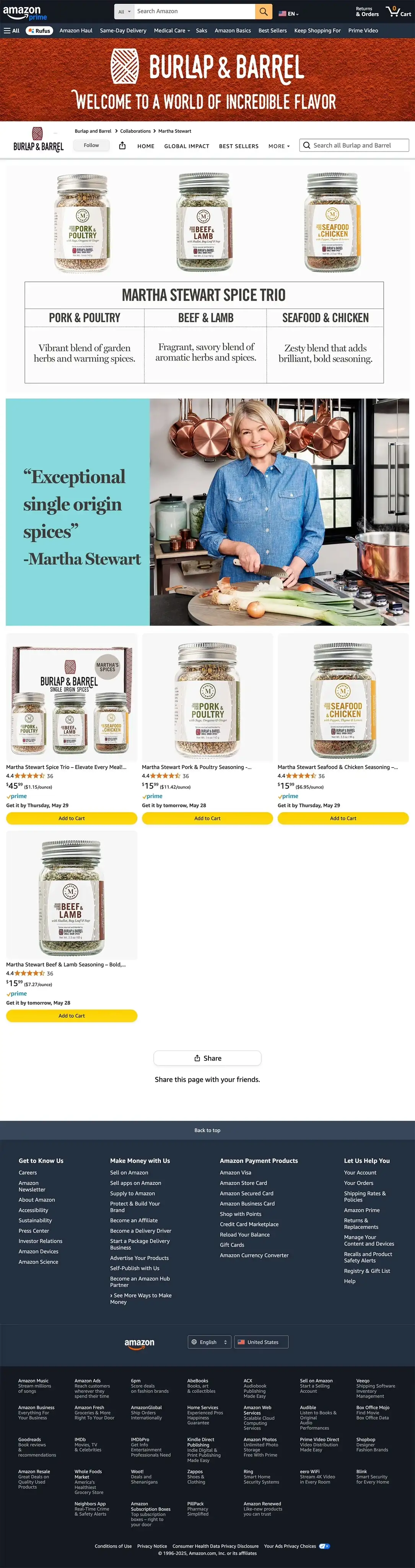 Seven Barrels Website Redesign 2021 Home Page
