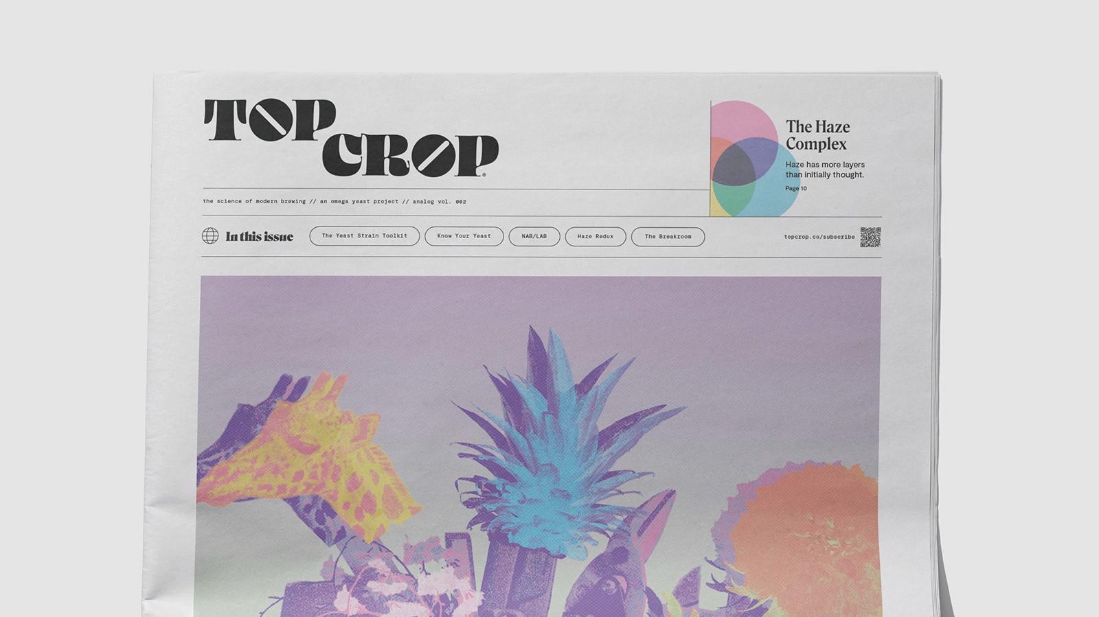 Top Crop Newspaper Design