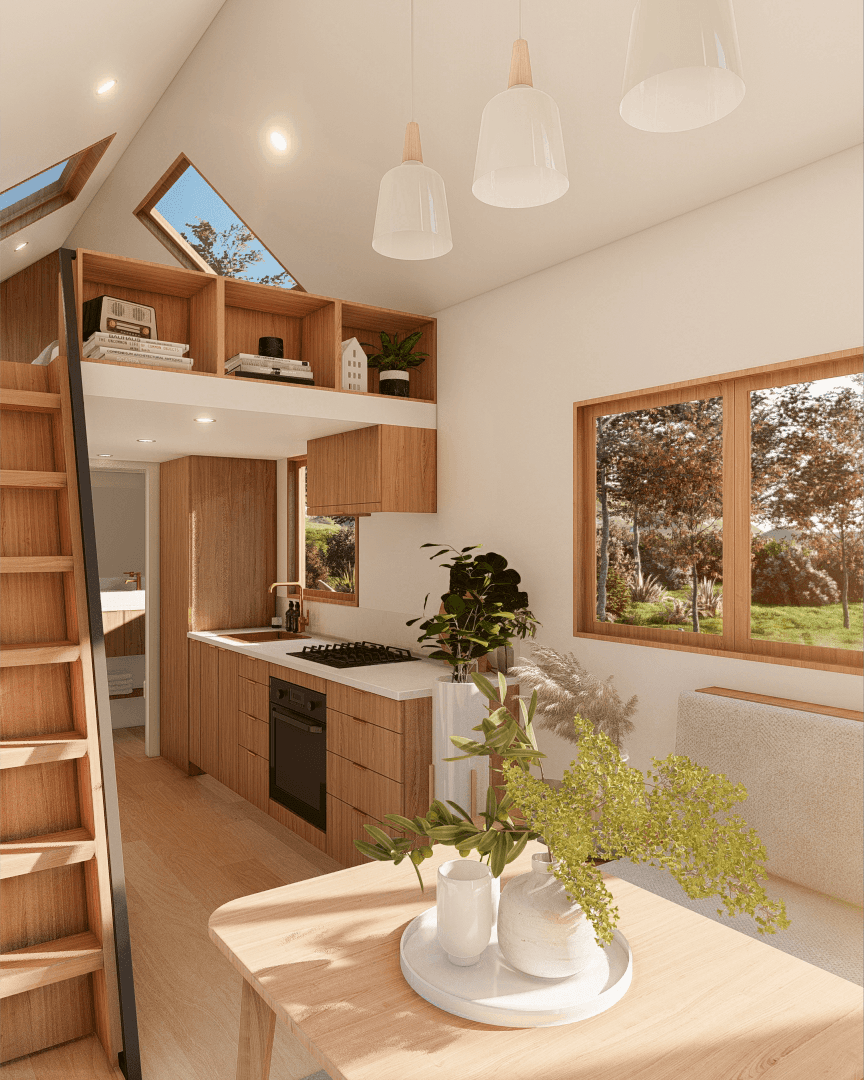 Nordic House 7m/24ft dining room