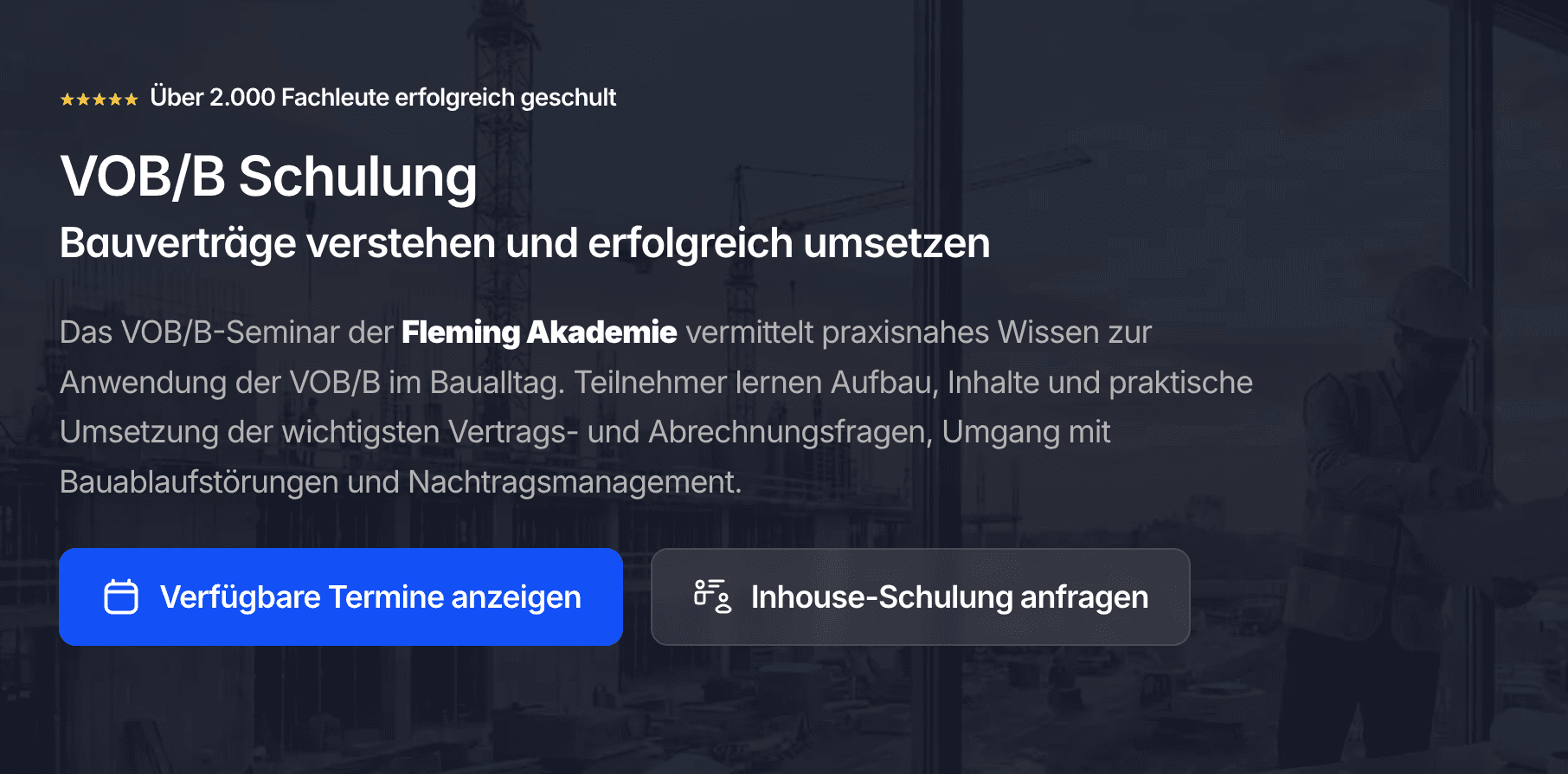 VOB Schulung online