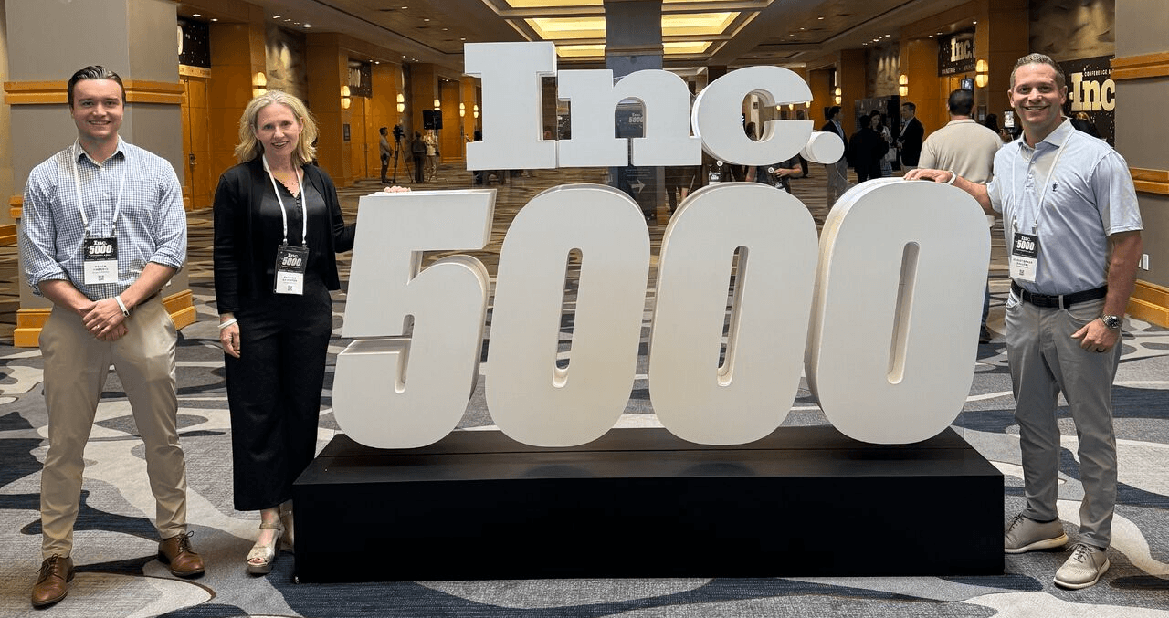 Our CEO, CTO and Head of Sales at the Inc. 5000 conference.