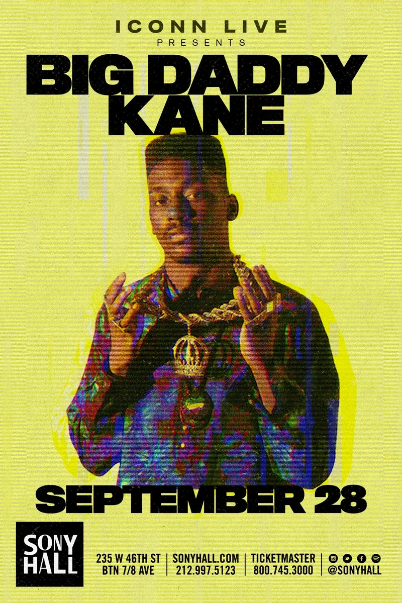 Big Daddy Kane — Print poster.