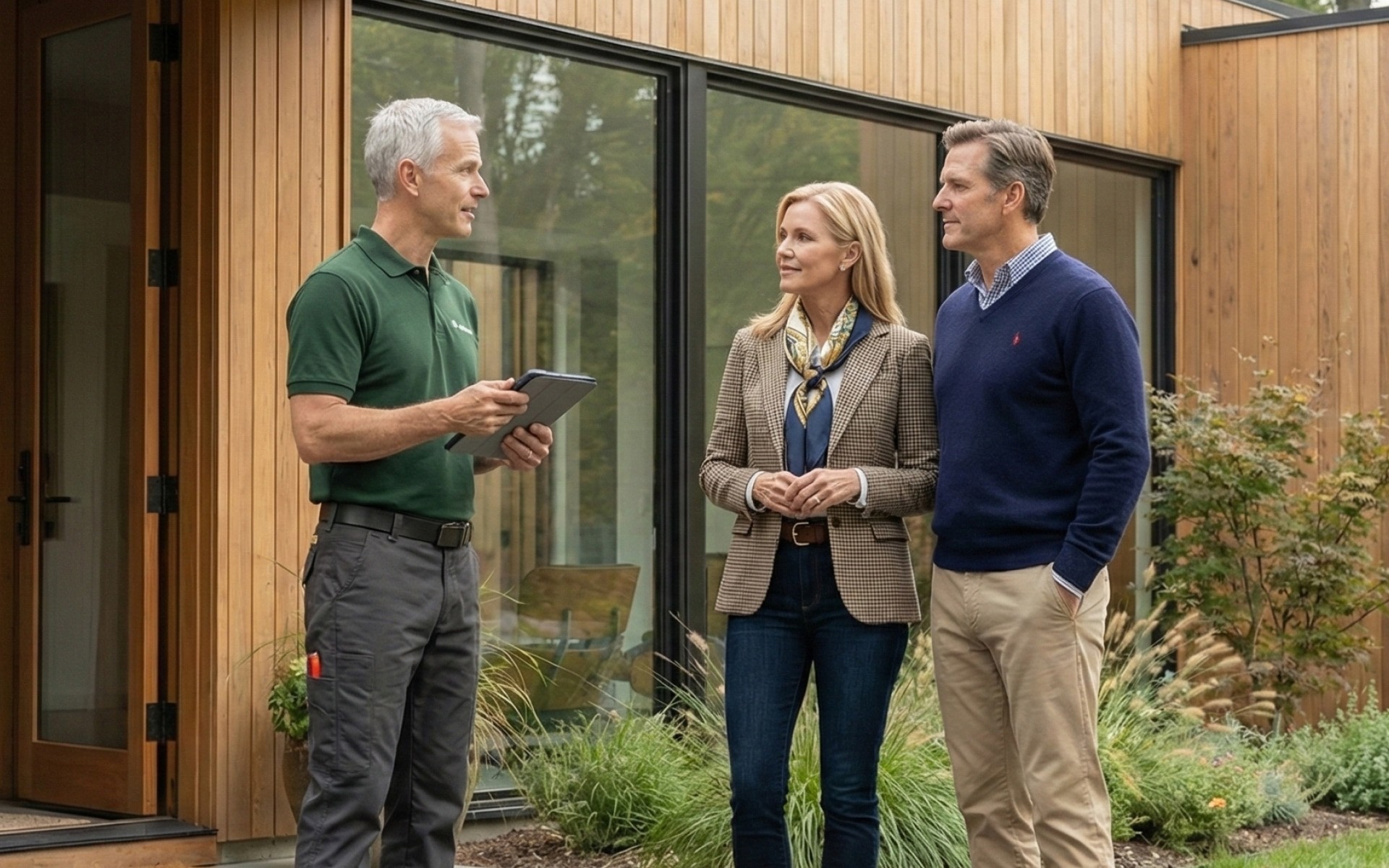 Mold inspector with clients