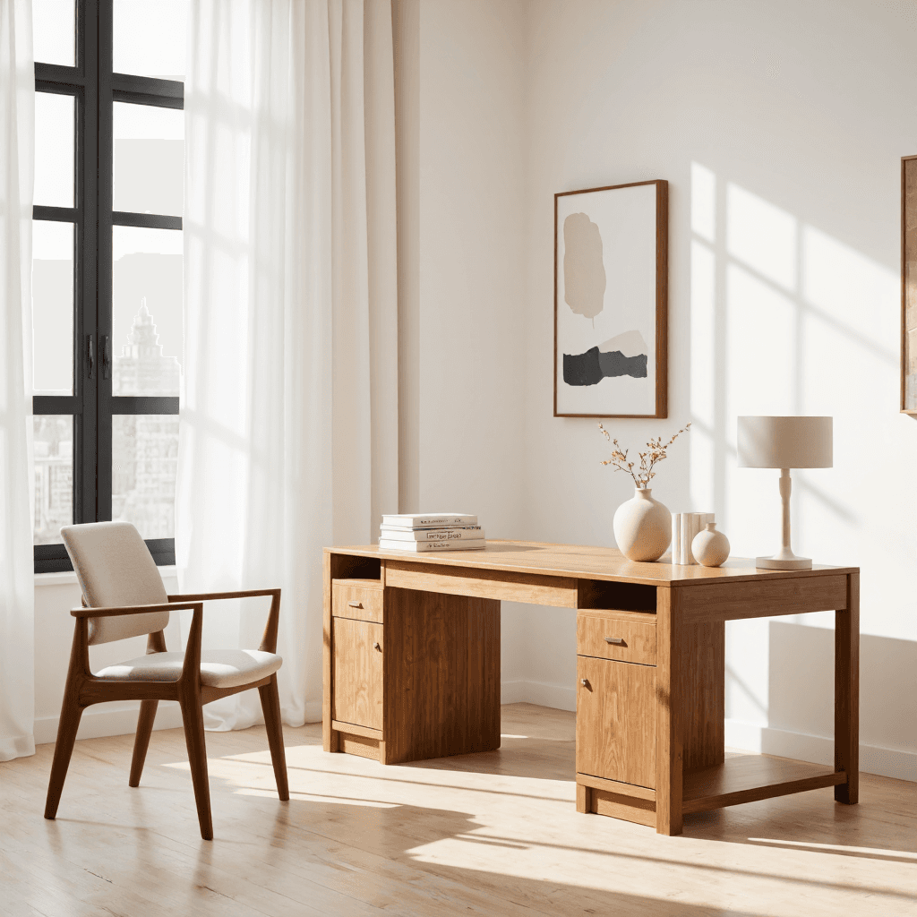 product photography of Modern minimalist furniture