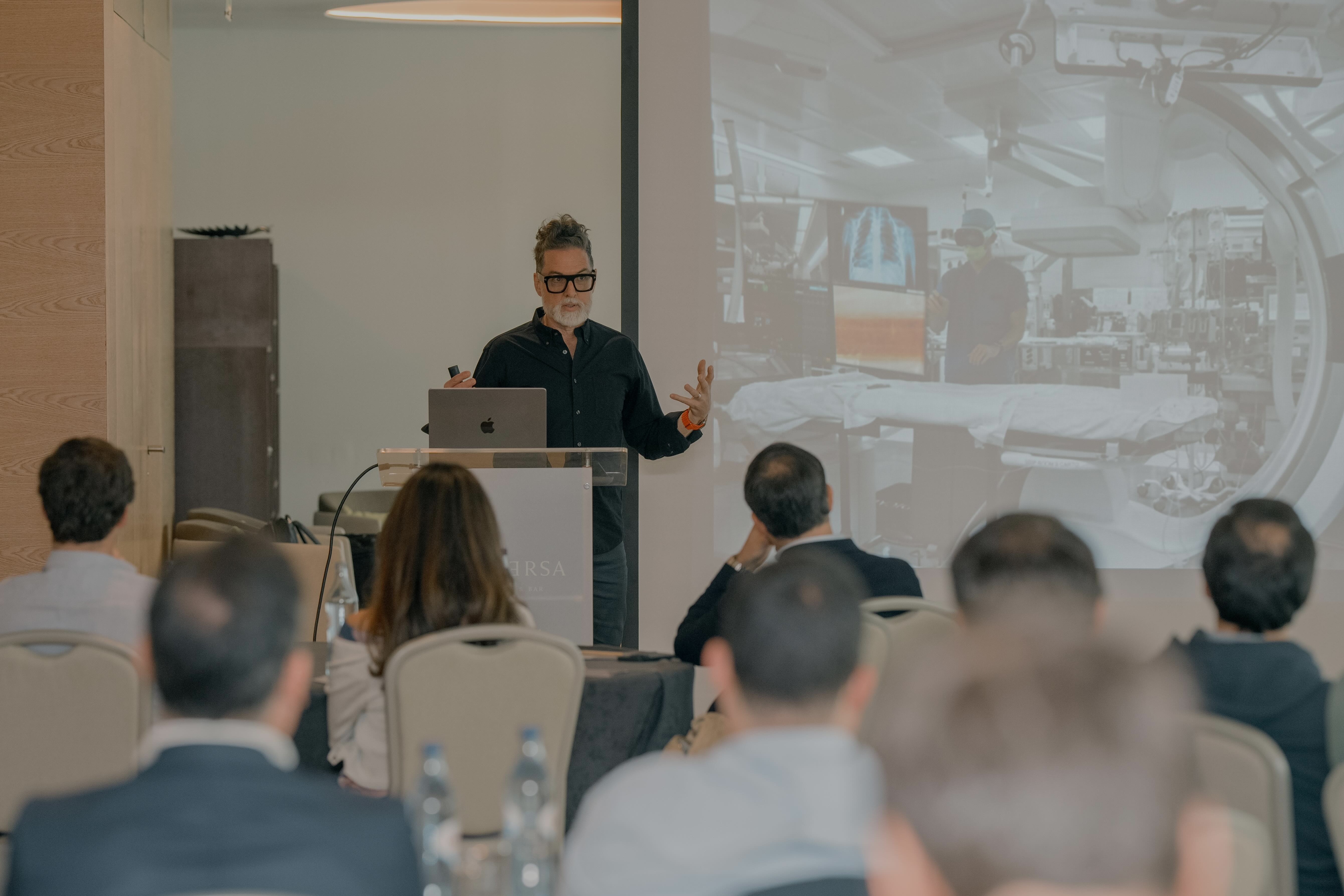 Image of Neil Speaking at Microsoft