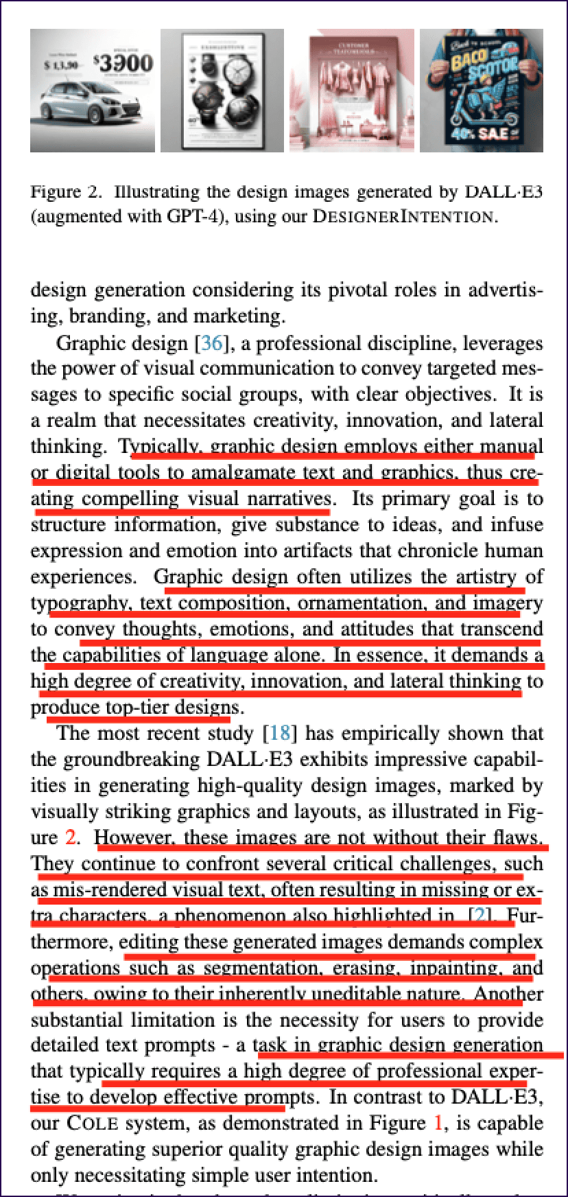 Microsoft COLE paper about graphic design generation