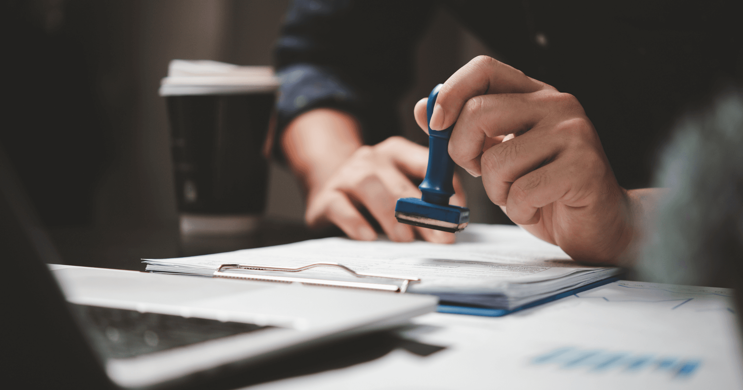 A Malaysian business owner getting business permits approved