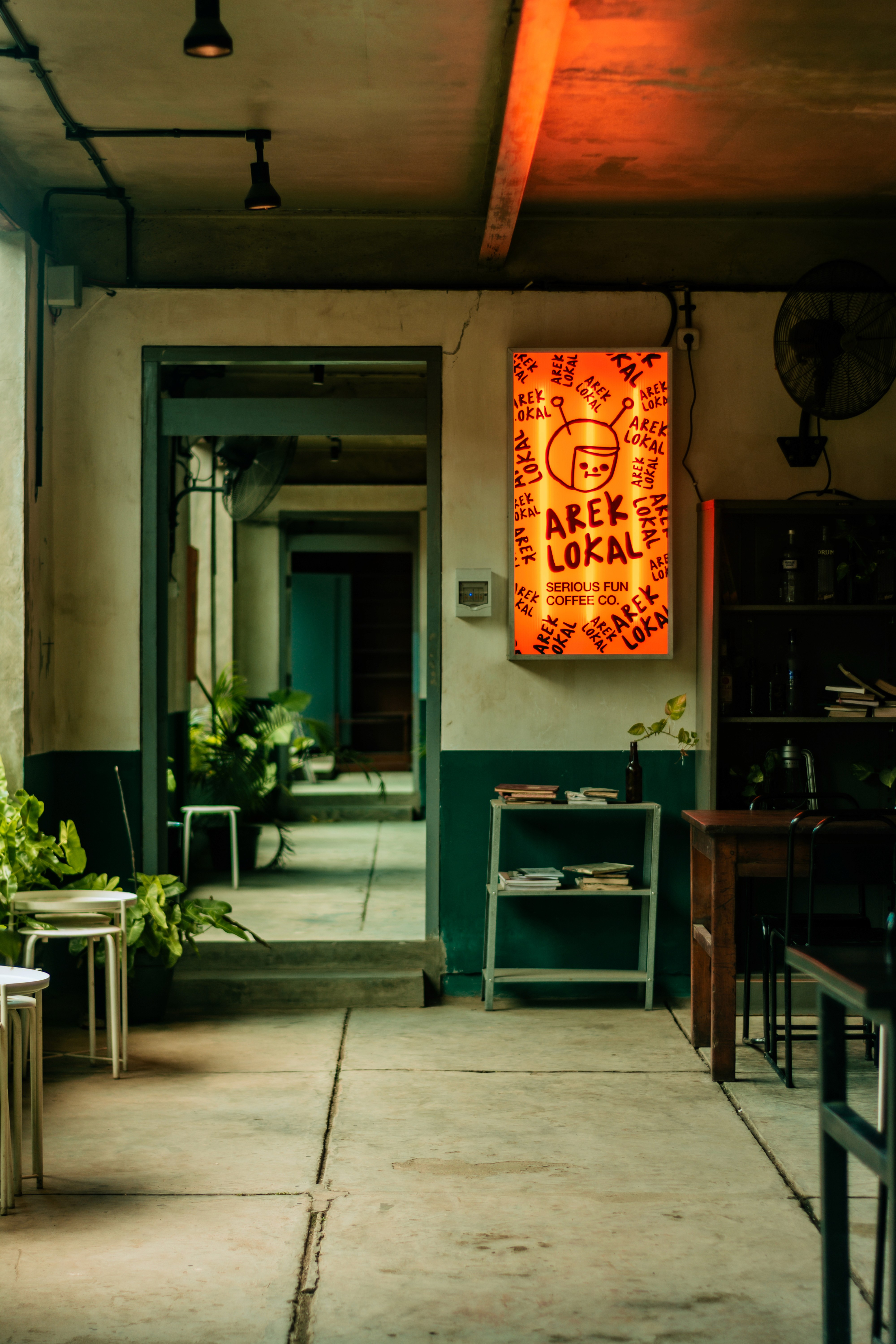 Interior of Arek Lokal Coffee & Workspace Surabaya