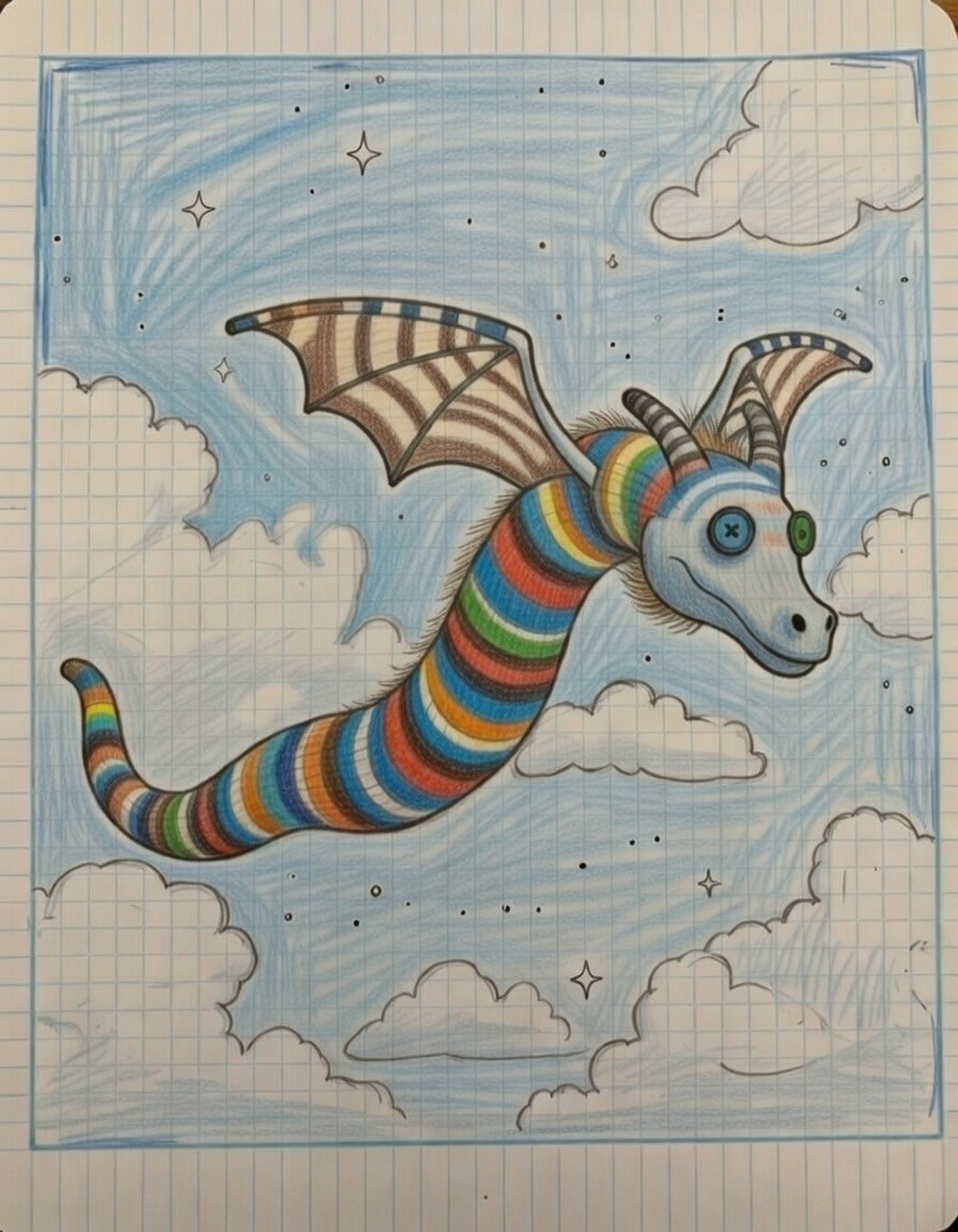 Socket original drawing by a child