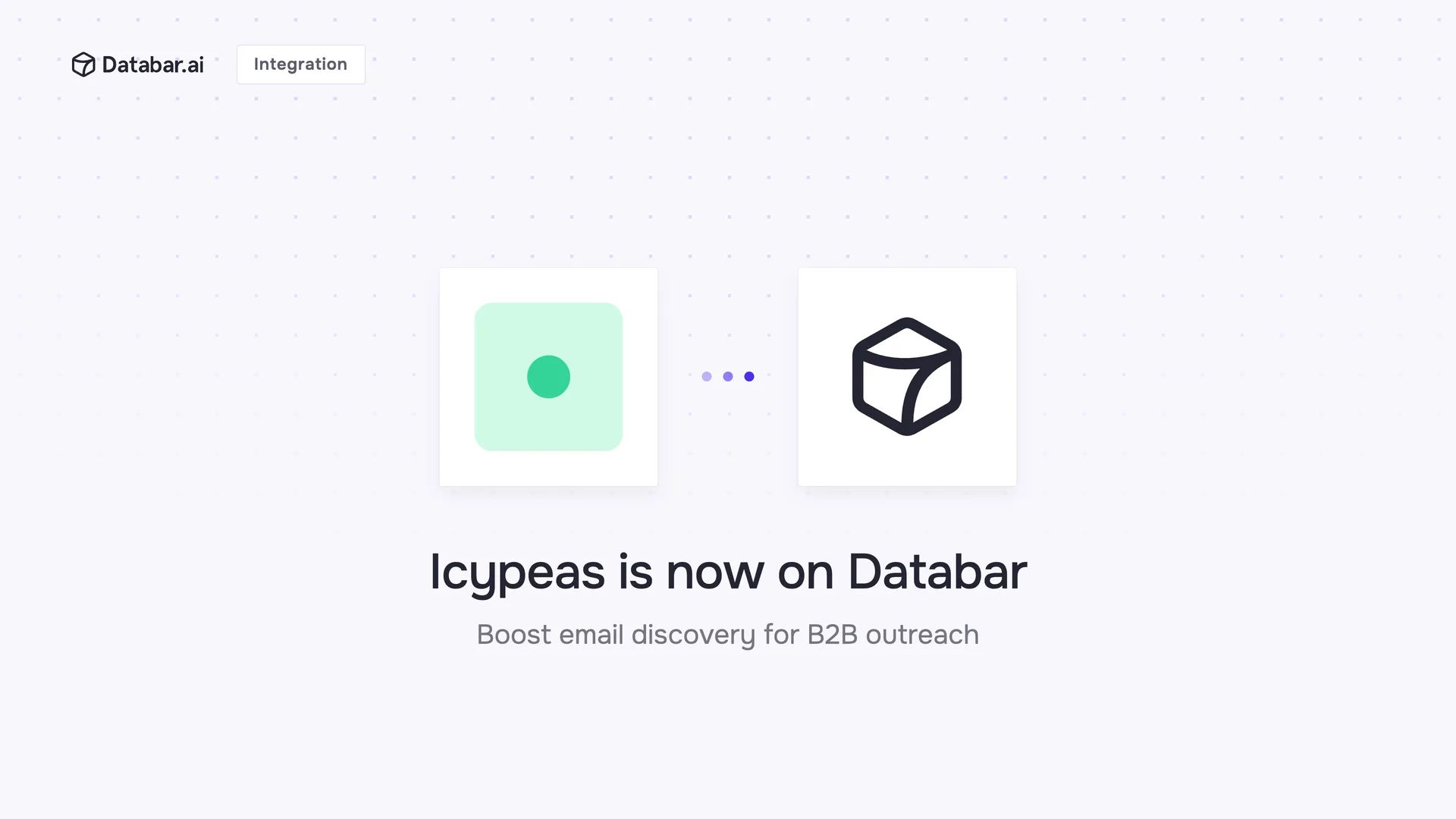 Icypeas is now on Databar — integration announcement