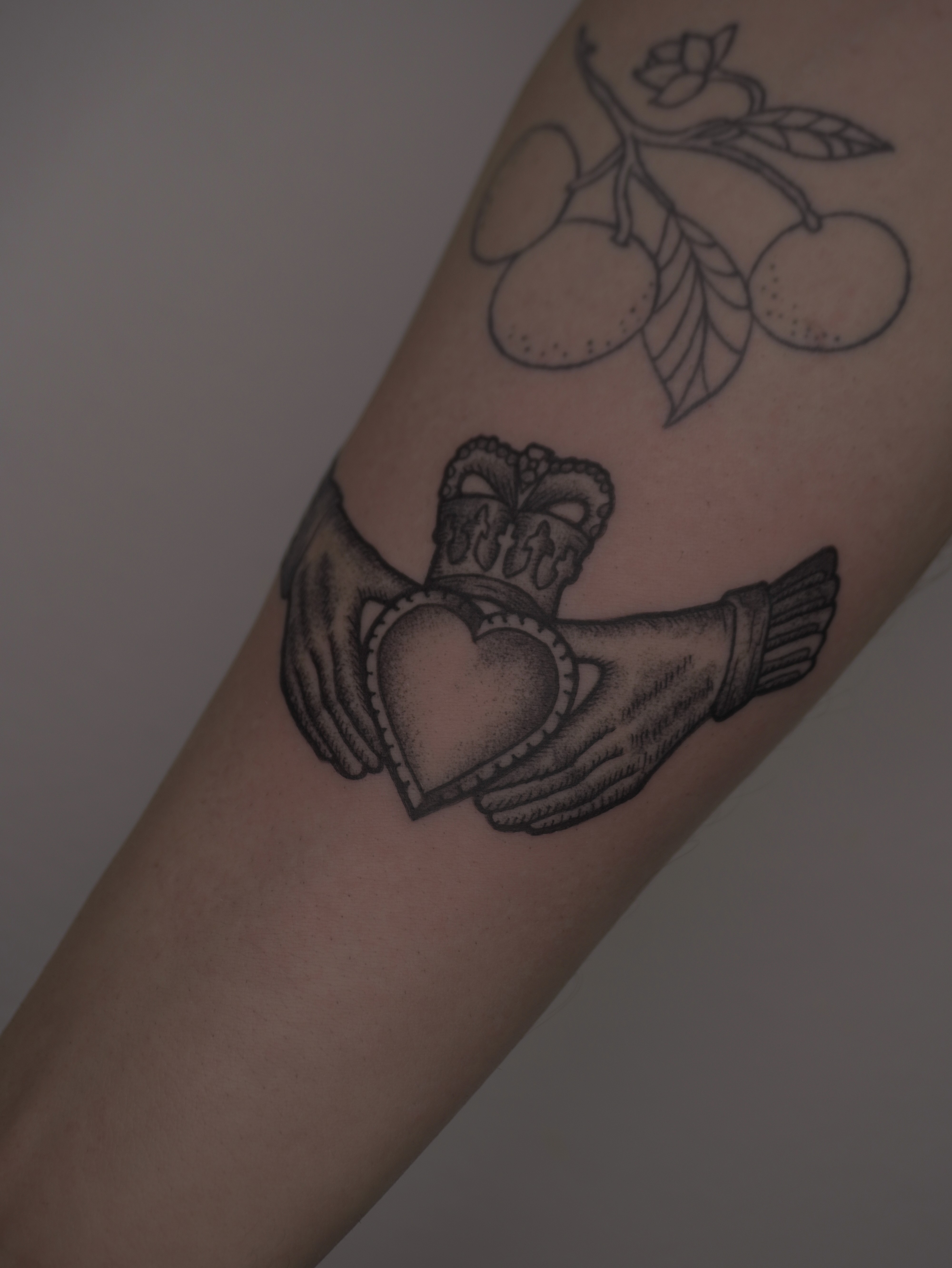 Woman with color palette