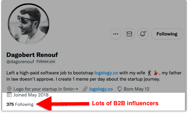 Social Selling Twitter B2B influencers | Breakcold