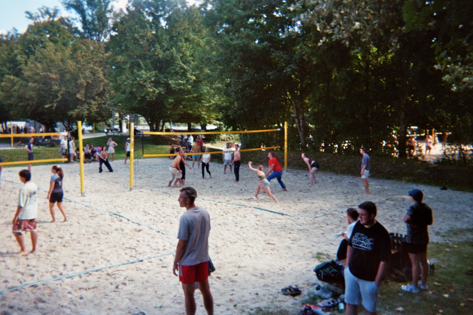 Foto von dem Volleyball-Turnier.