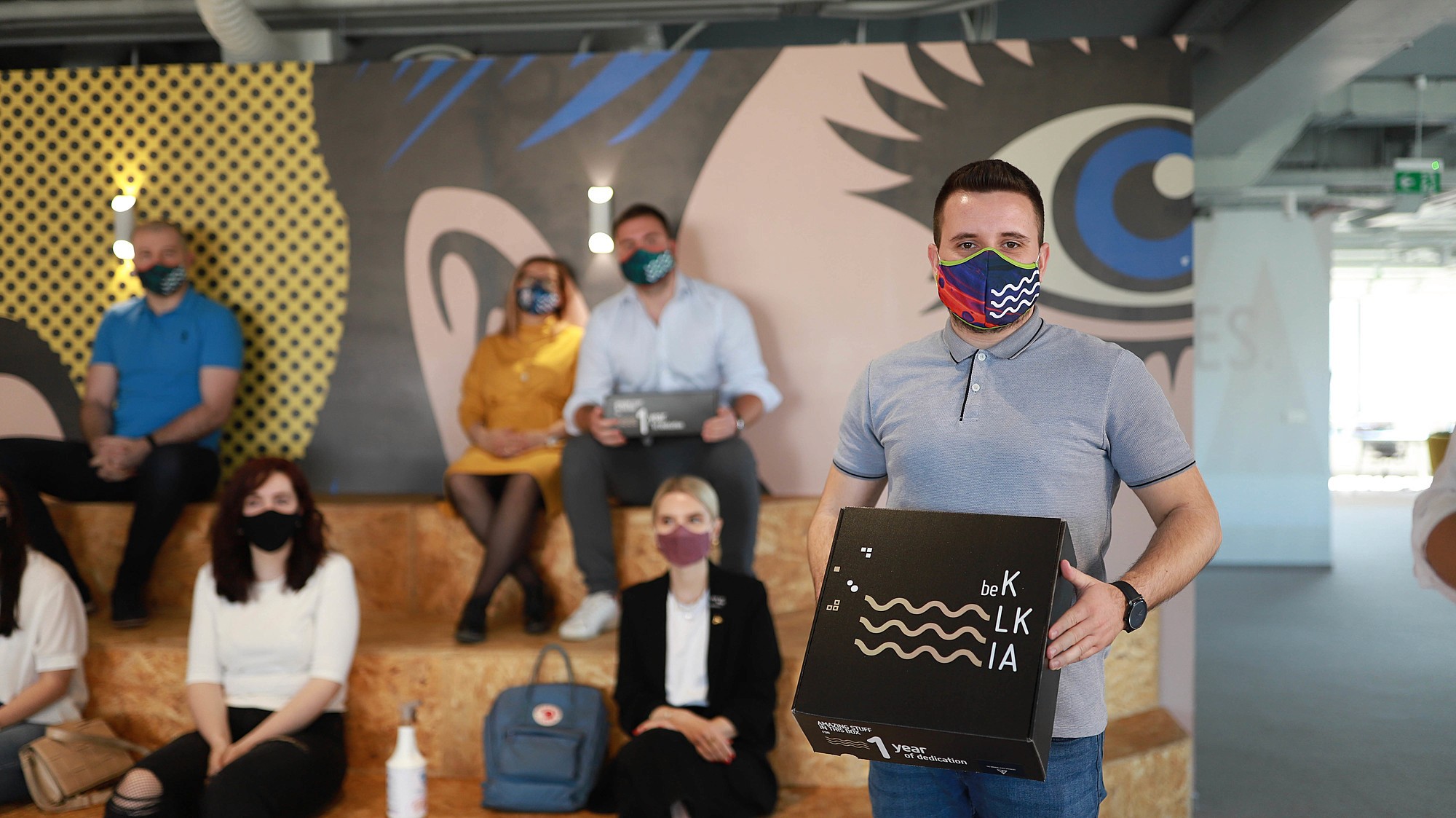 Klika Service Awards ceremony recognizing employee milestones in Sarajevo