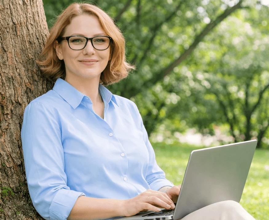 Kristin Teigen ved arbeid