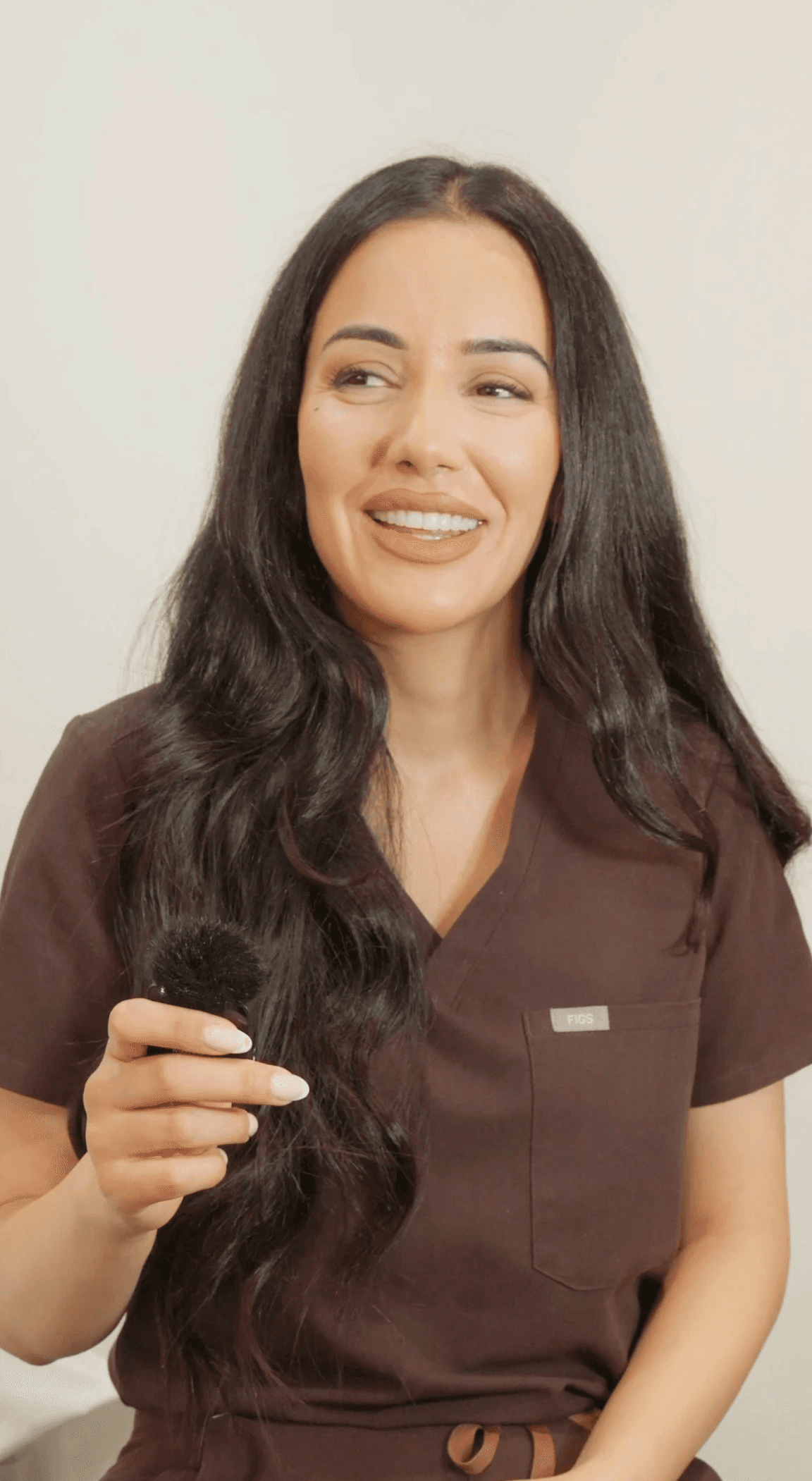 still from a video interview shoot with manchester skin coach